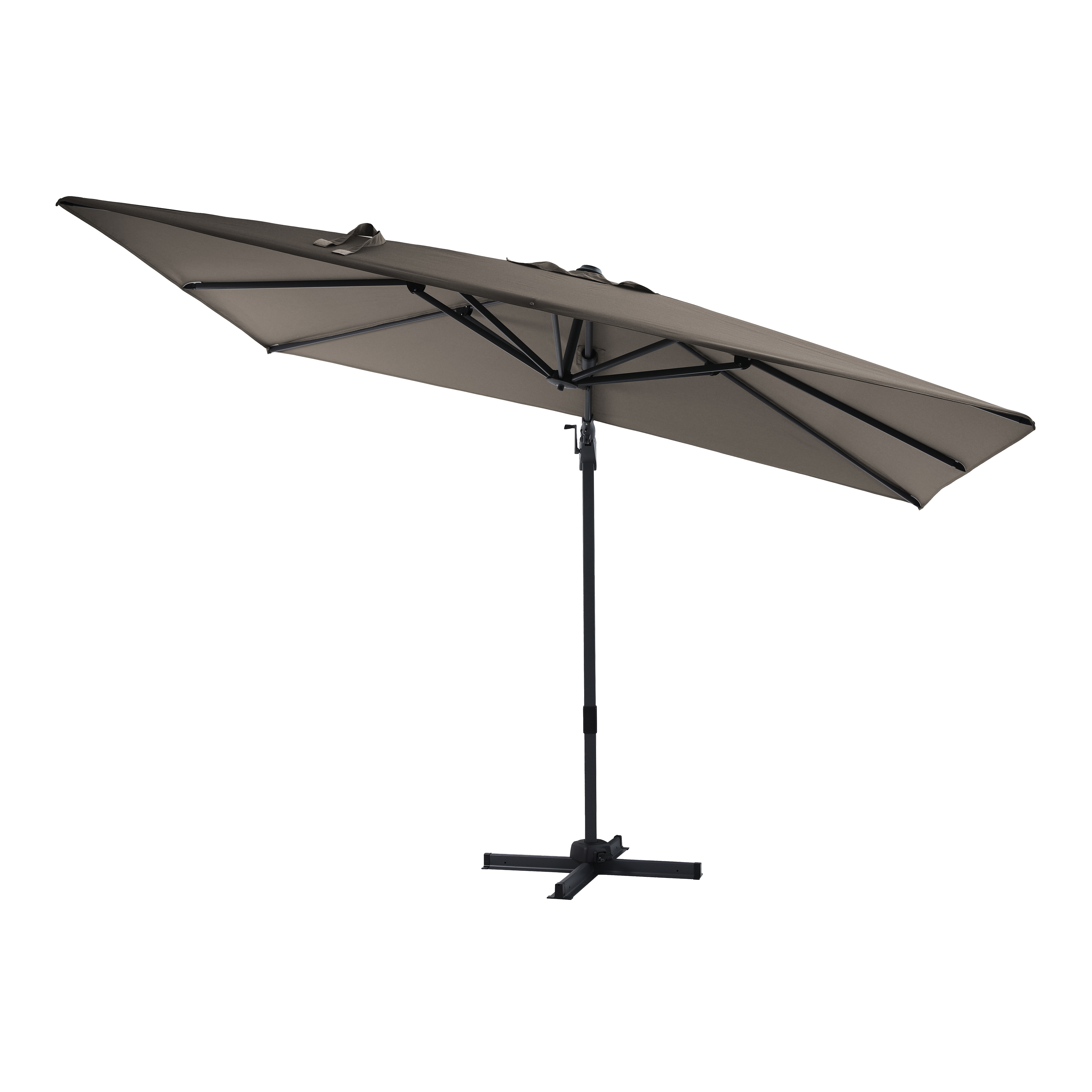 AXI Milad Premium Cantilever Parasol 200x300cm - Grey/Taupe