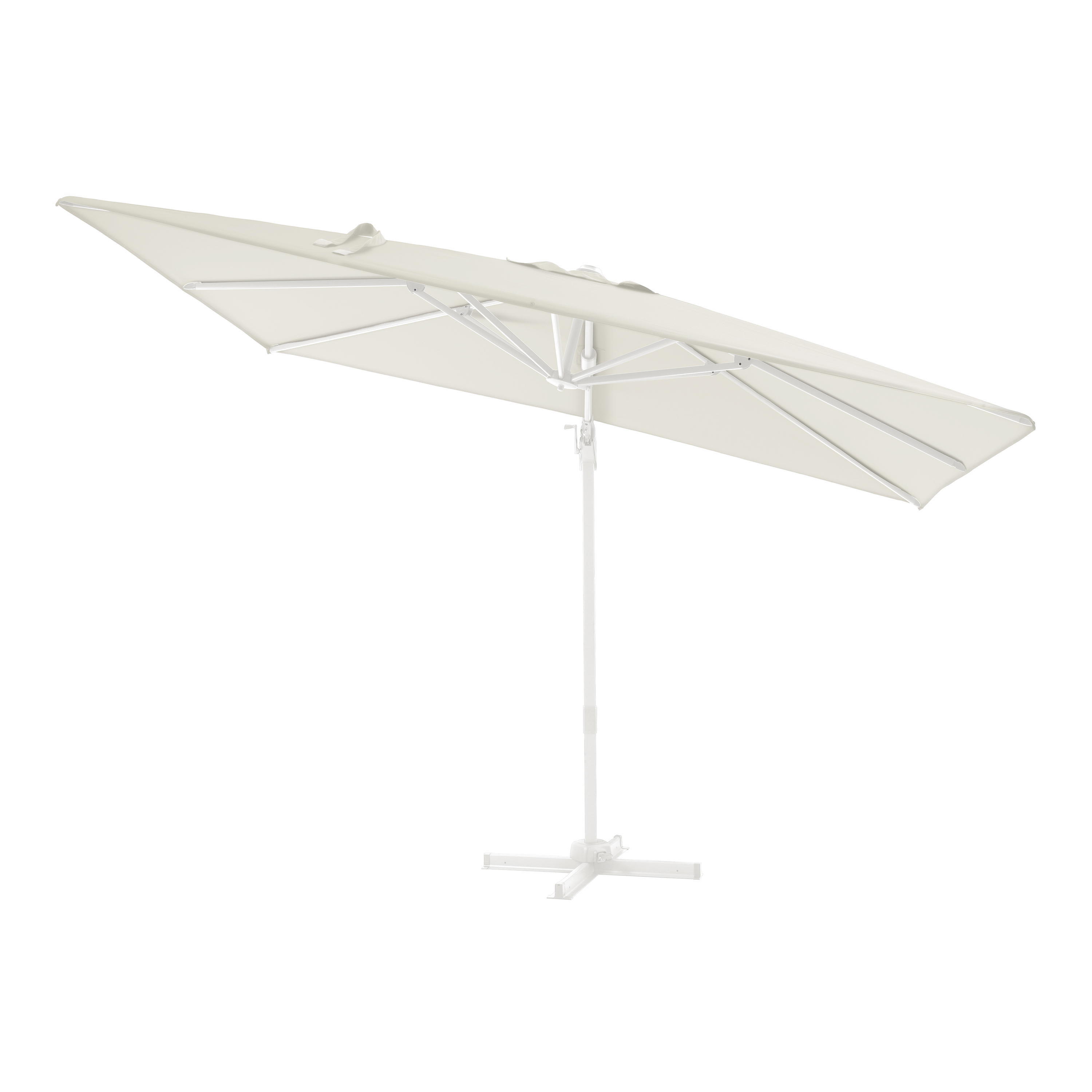 AXI Milad Premium Cantilever Parasol 200x300cm - White/Beige