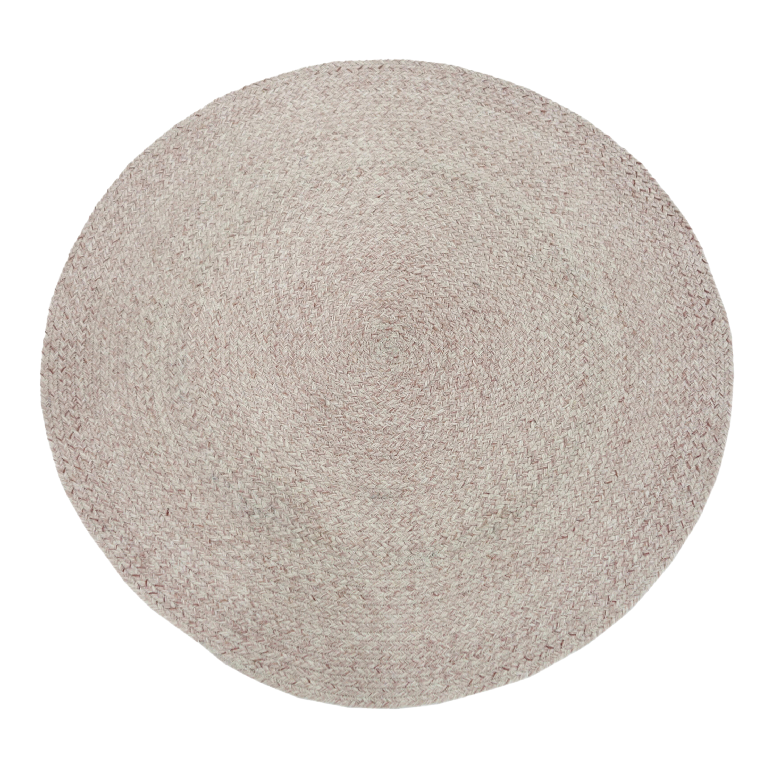 AXI Corfu Outdoor Rug – Round – Ø 120 cm – Beige / Rosé