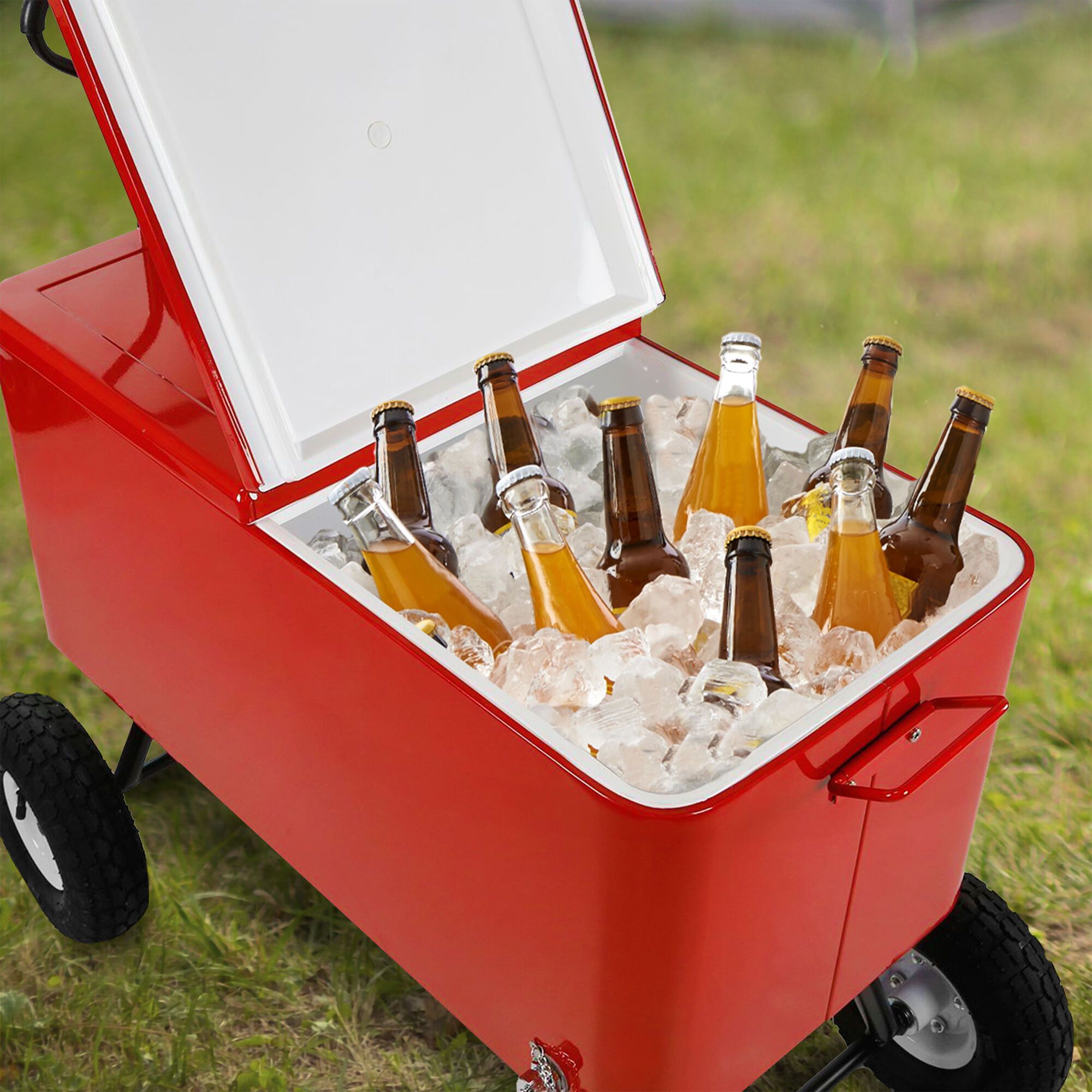 AXI Beach Wagon Cooler - Red