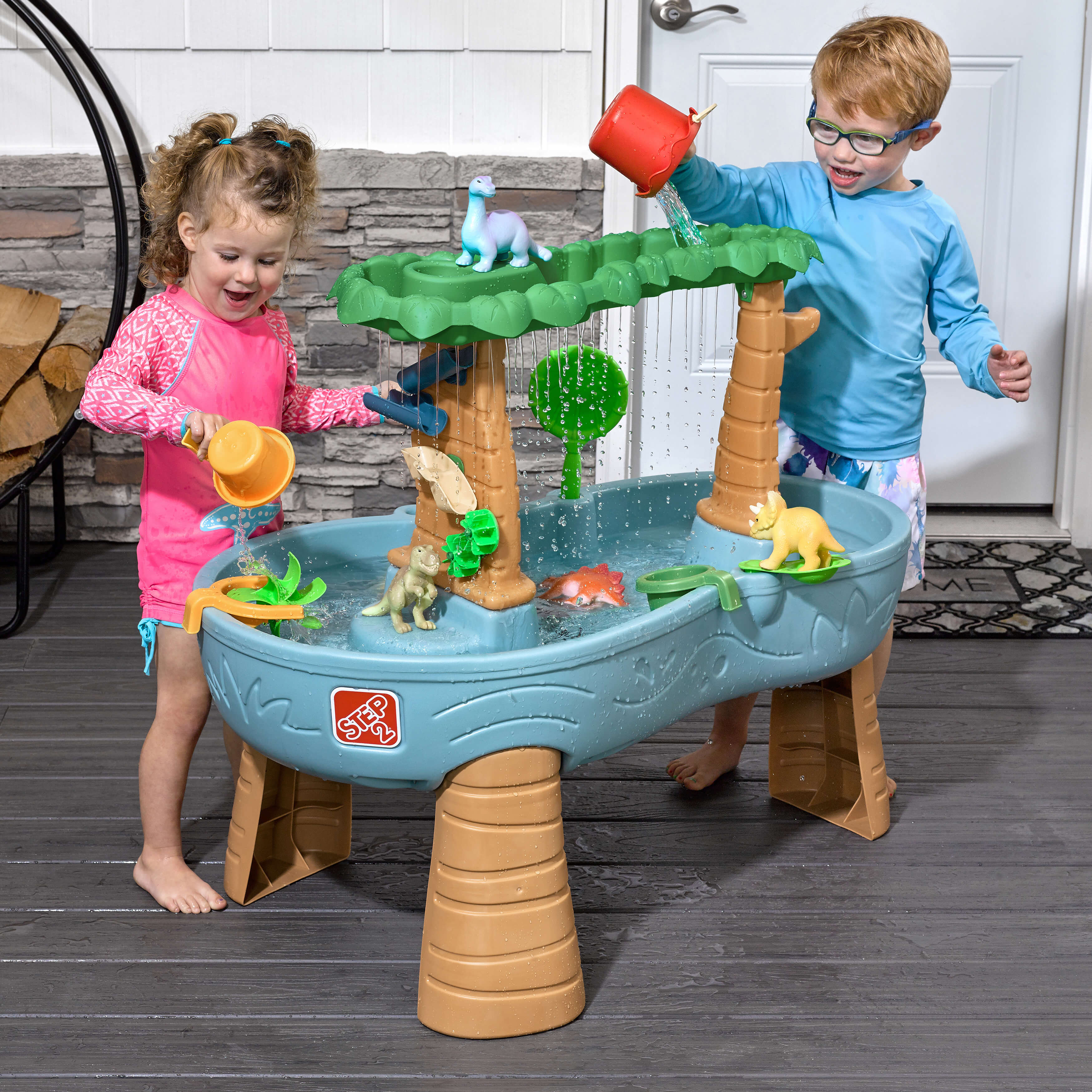 Step2 Dino Showers Water Table