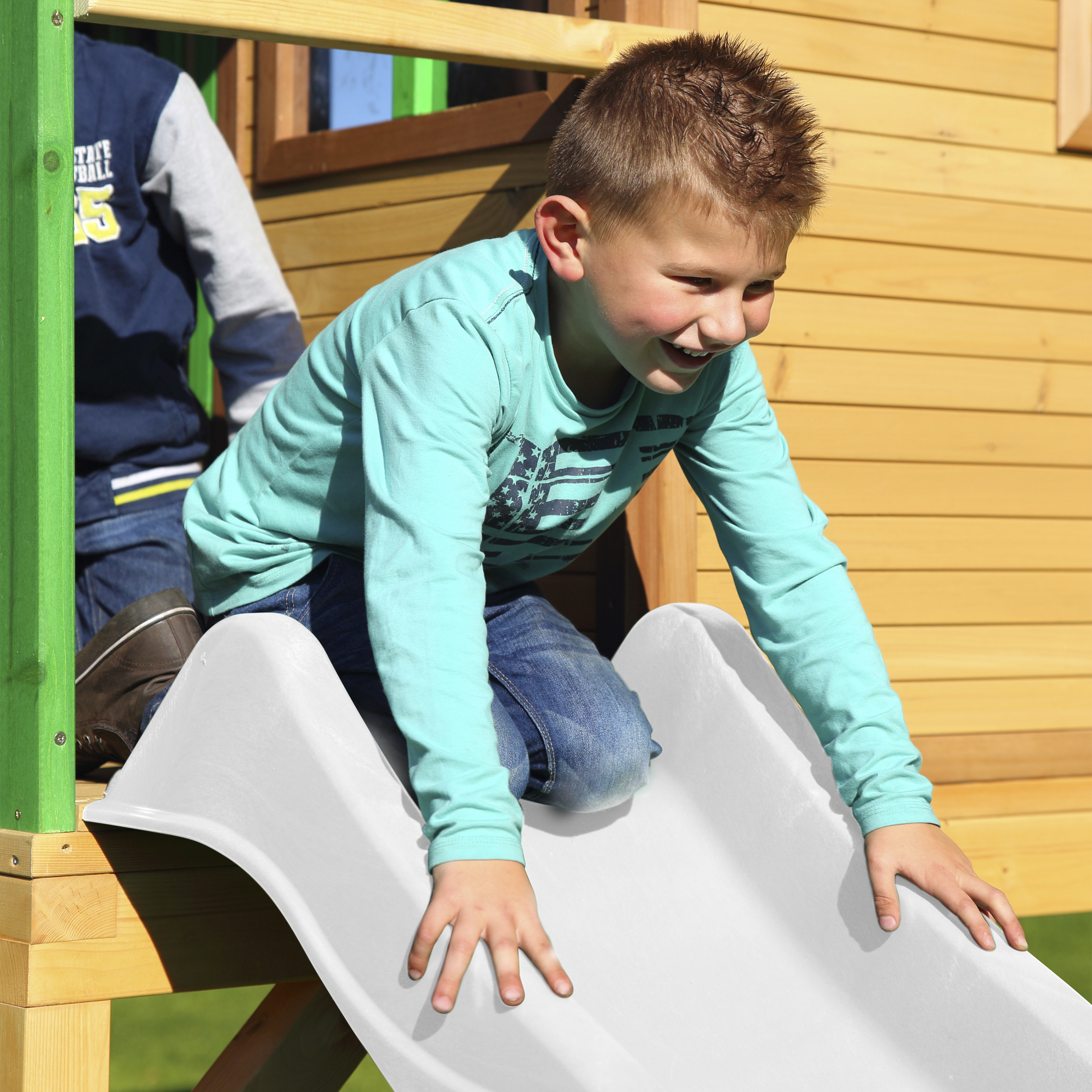 AXI Marc Playhouse Brown/Green - White Slide