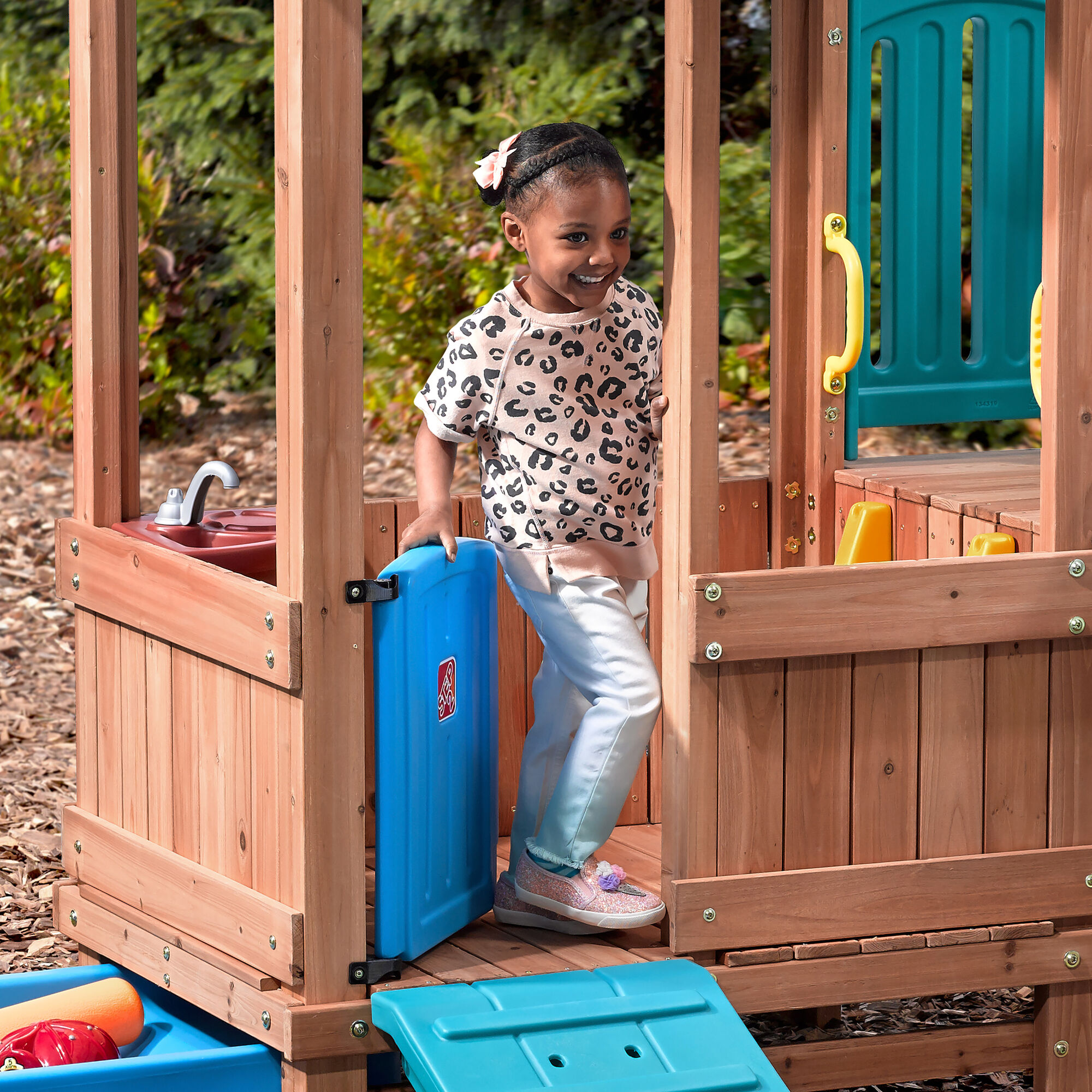 Step2 Playhouse Woodland Adventure Playhouse & Slide