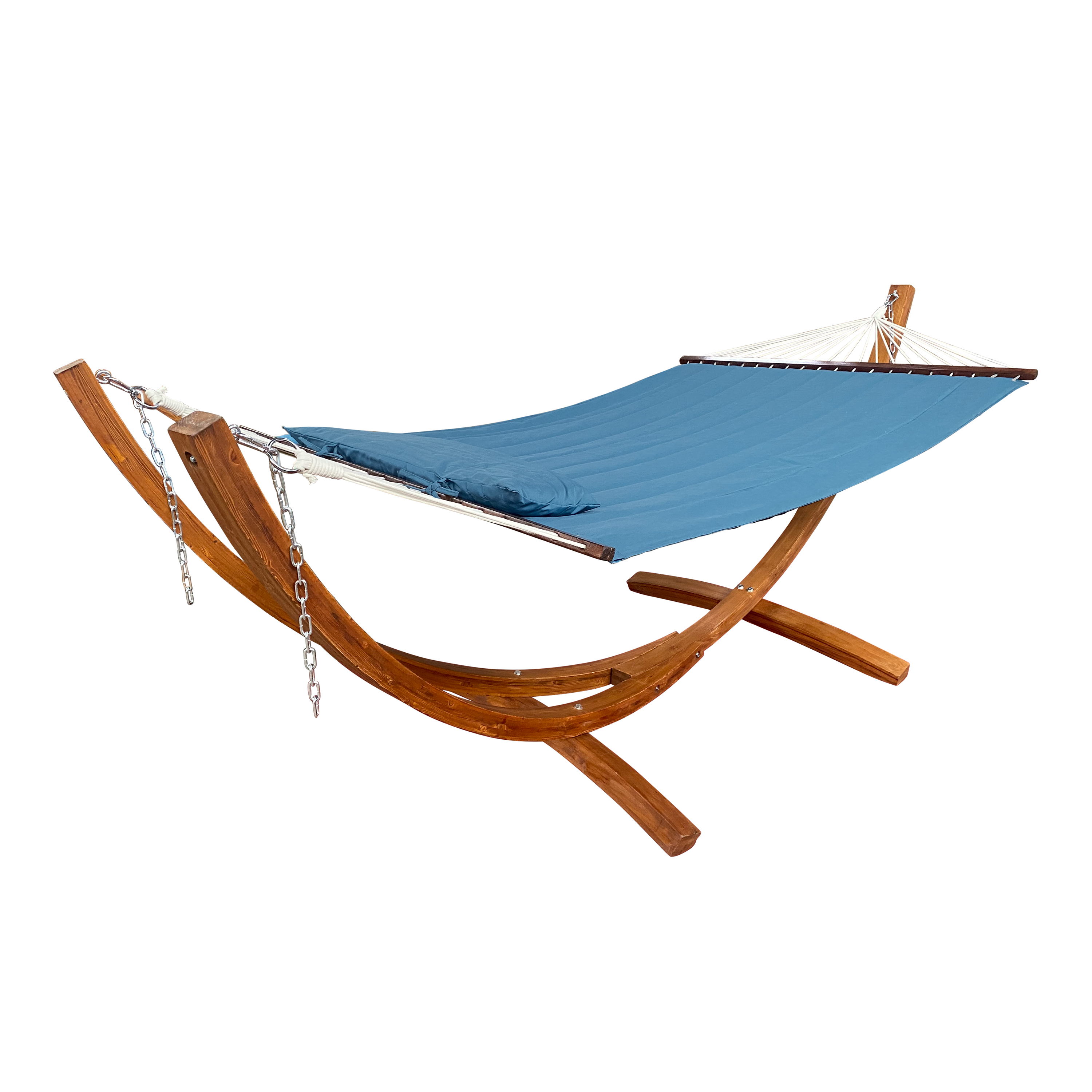 AXI Hawaii Hammock Set - Hammock with wooden frame - Blue