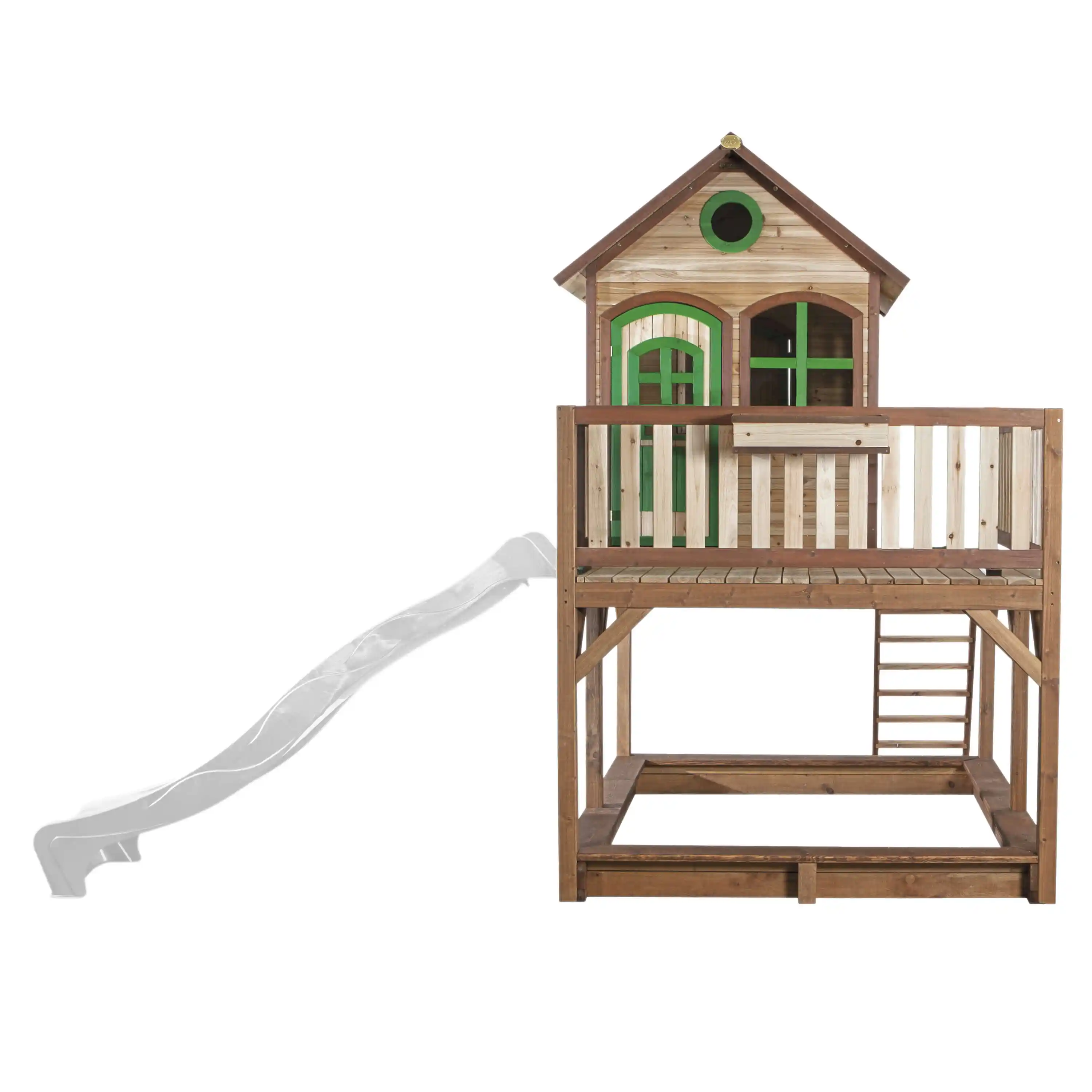 AXI Liam Playhouse Brown/Green - White Slide