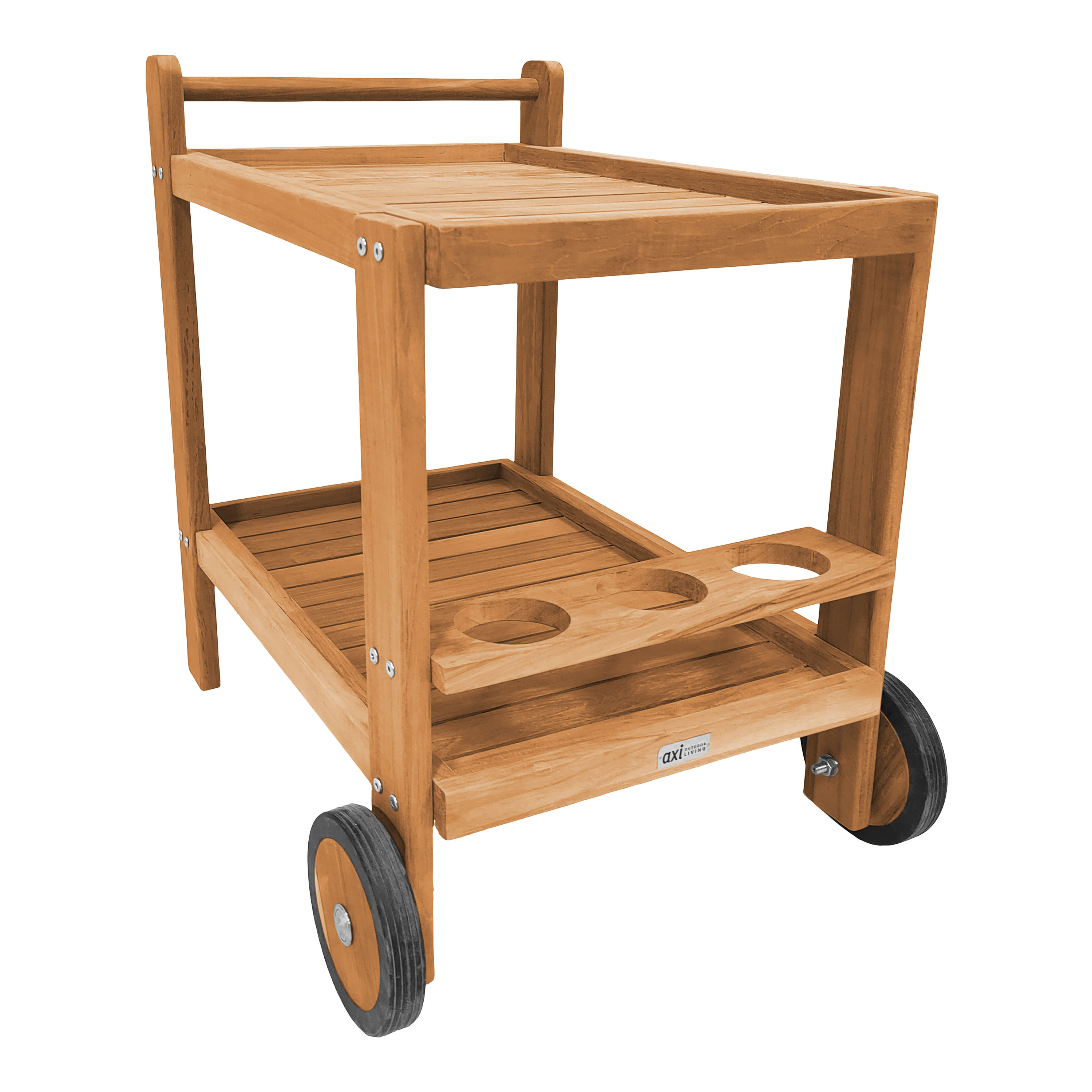 AXI Miri Teak Serving Trolley
