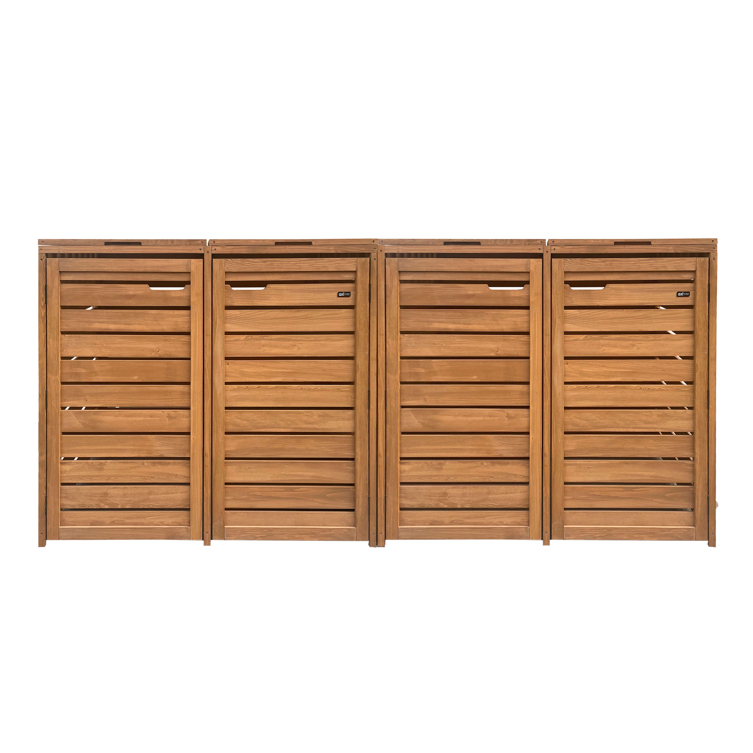 AXI Lex Wooden Bin Storage Brown – 4 bins