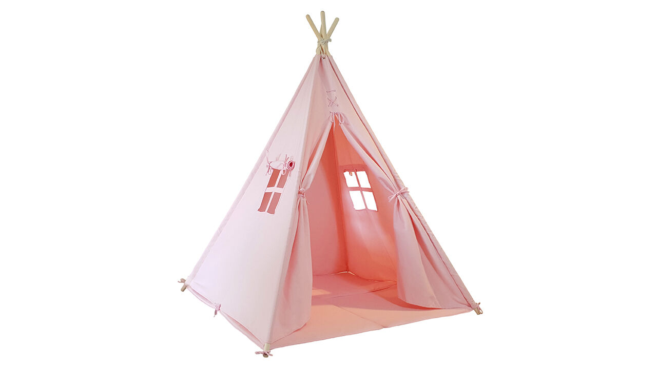 Sunny Alba Teepee Tent - Pastel Pink