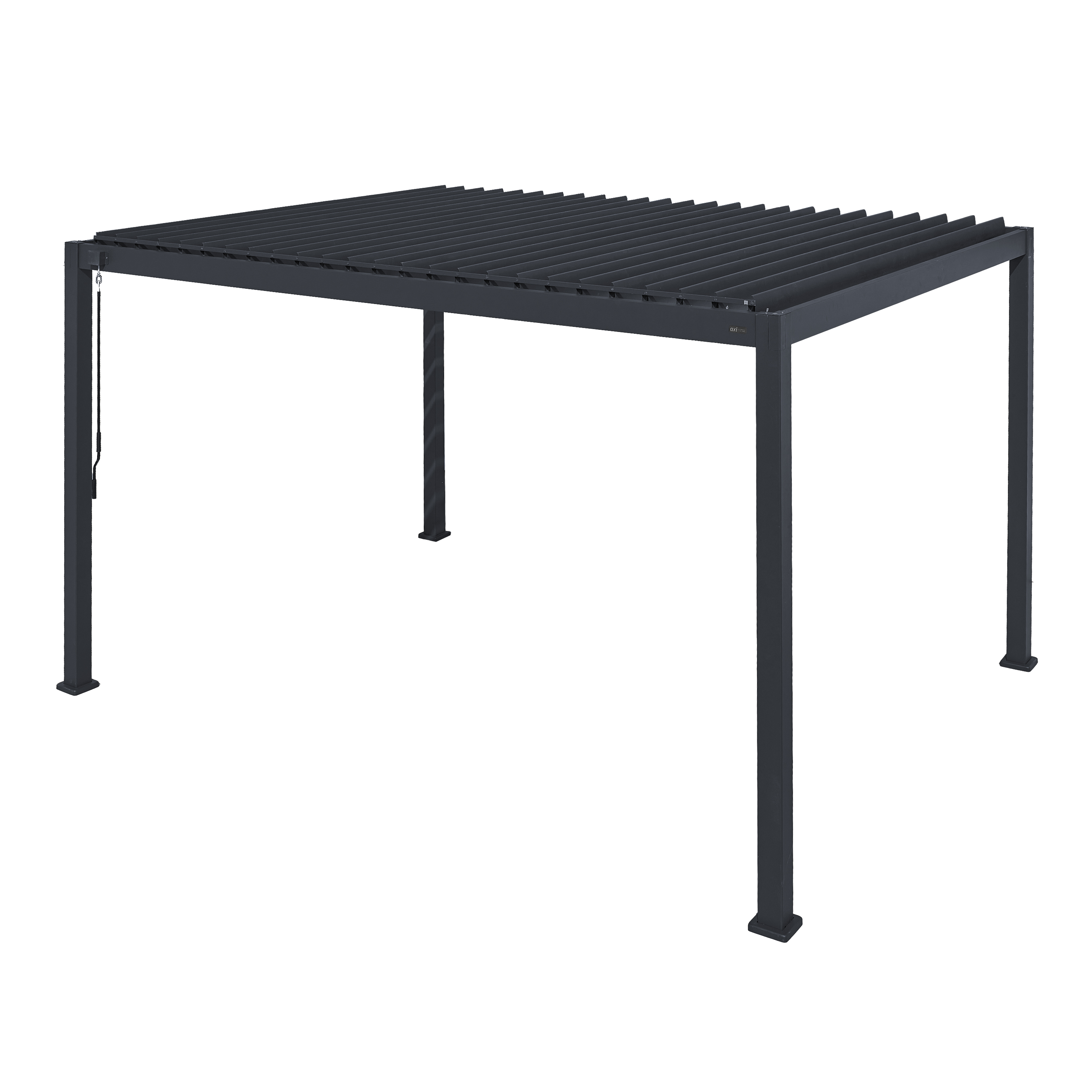 AXI Raya Aluminium Pergola 300 x 400 cm Anthracite