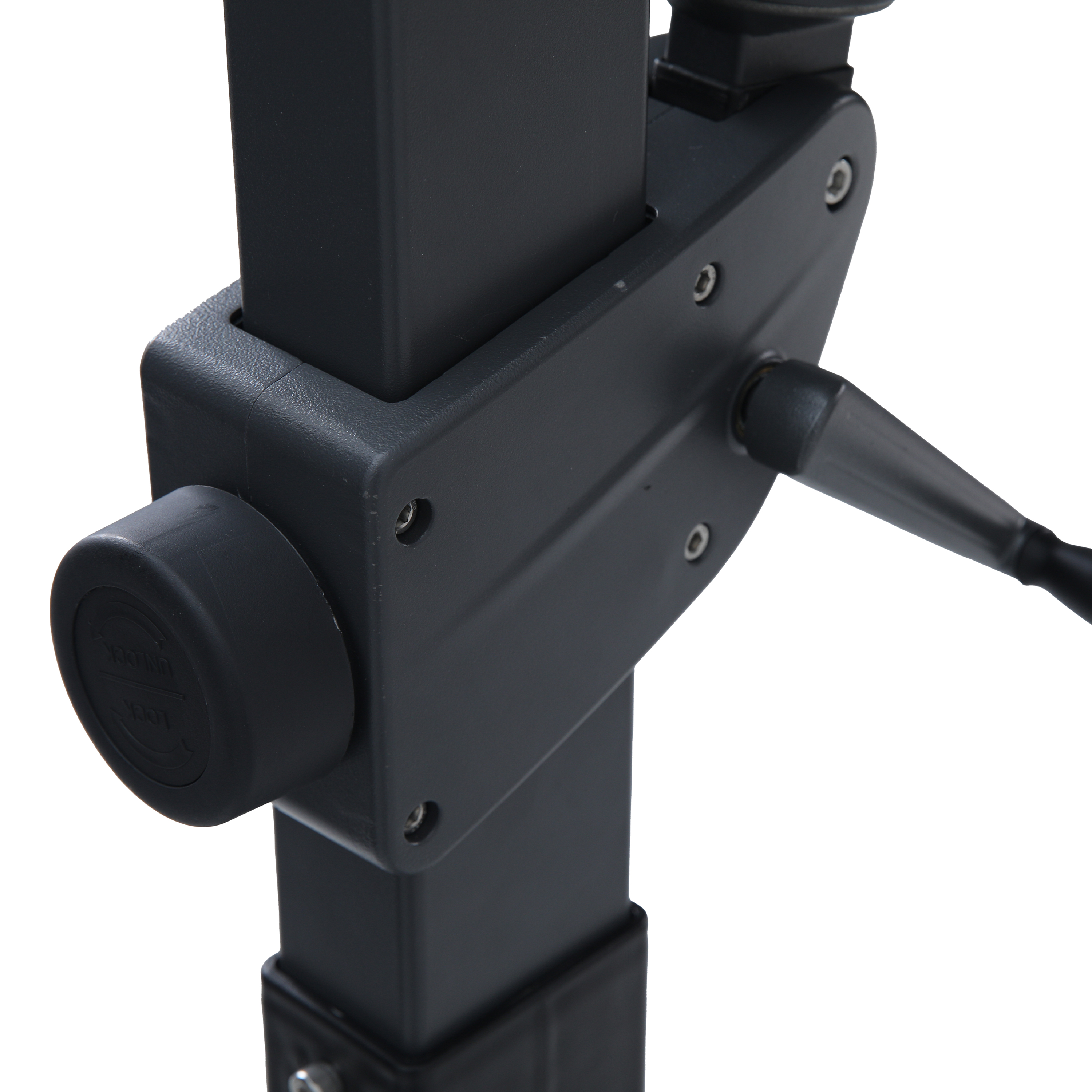 AXI Apollo Premium Cantilever Parasol 300x300cm incl. granite base with wheels Anthracite/Taupe – Complete set