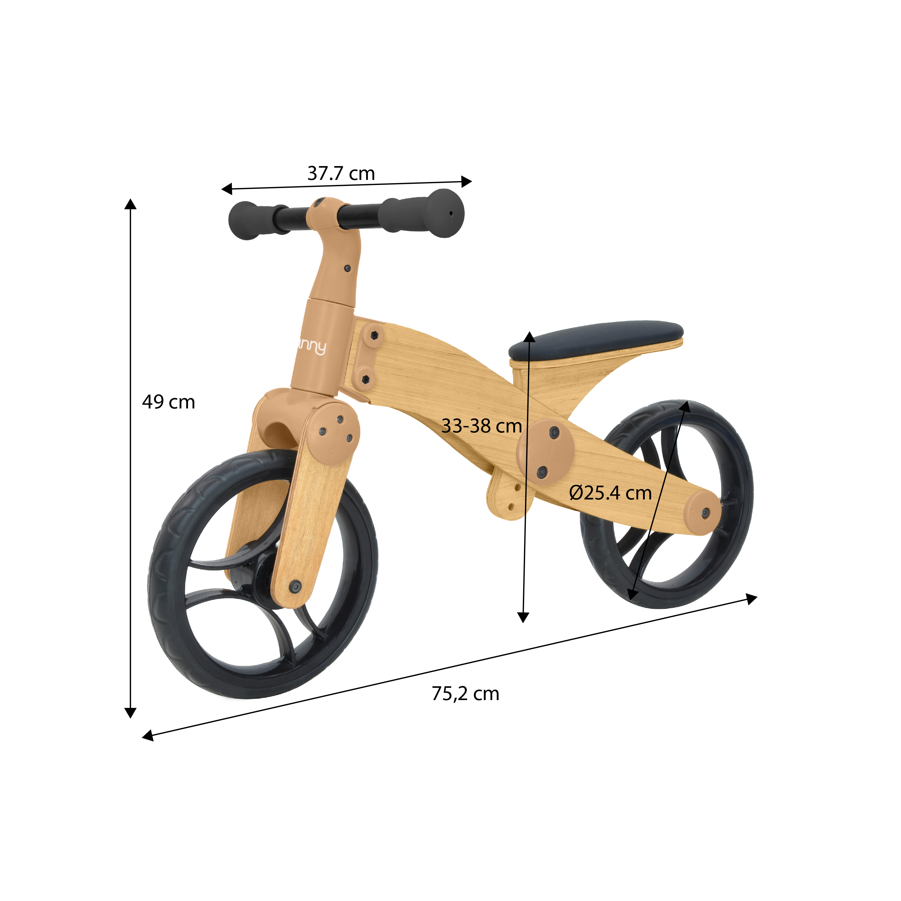 Sunny Wooden Balance Bike 1000