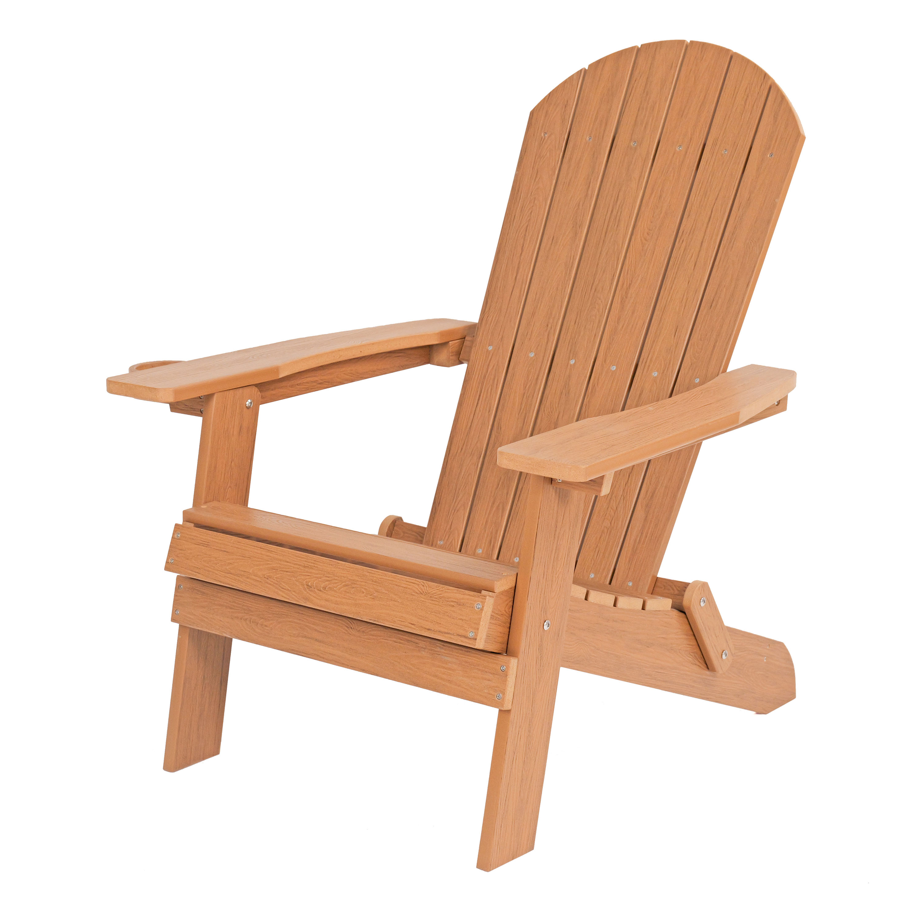 AXI Claire Folding Adirondack Chair Plastic Brown
