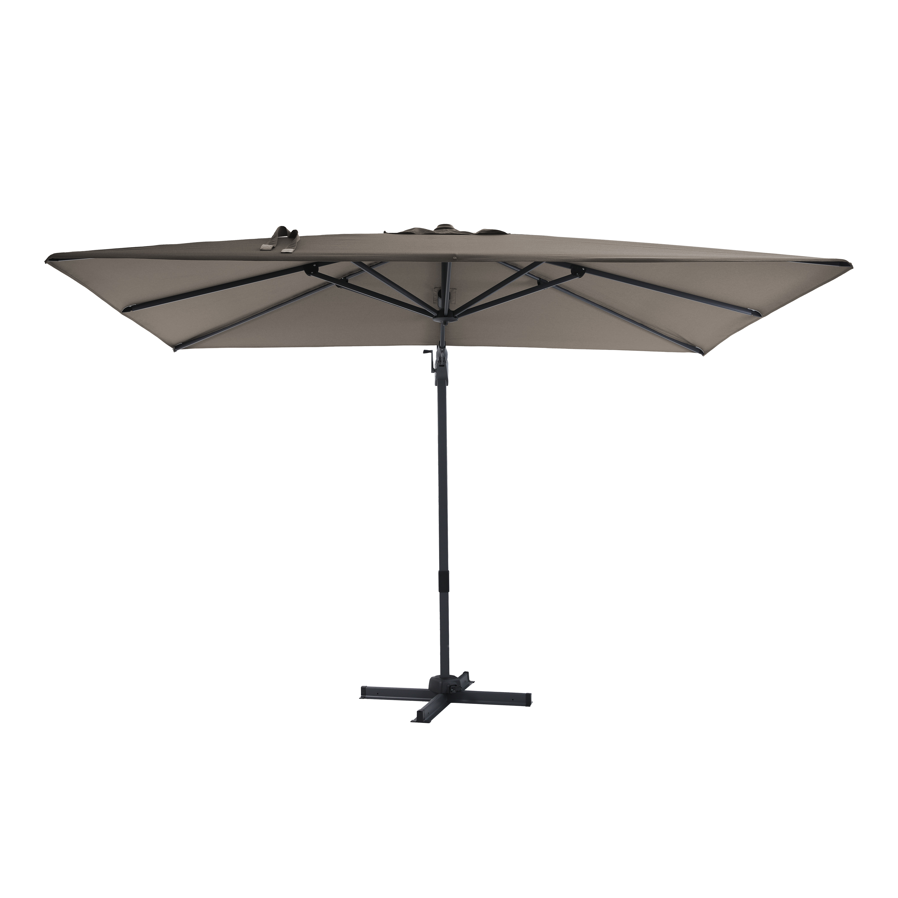 AXI Milad Premium Cantilever Parasol 200x300cm - Grey/Taupe