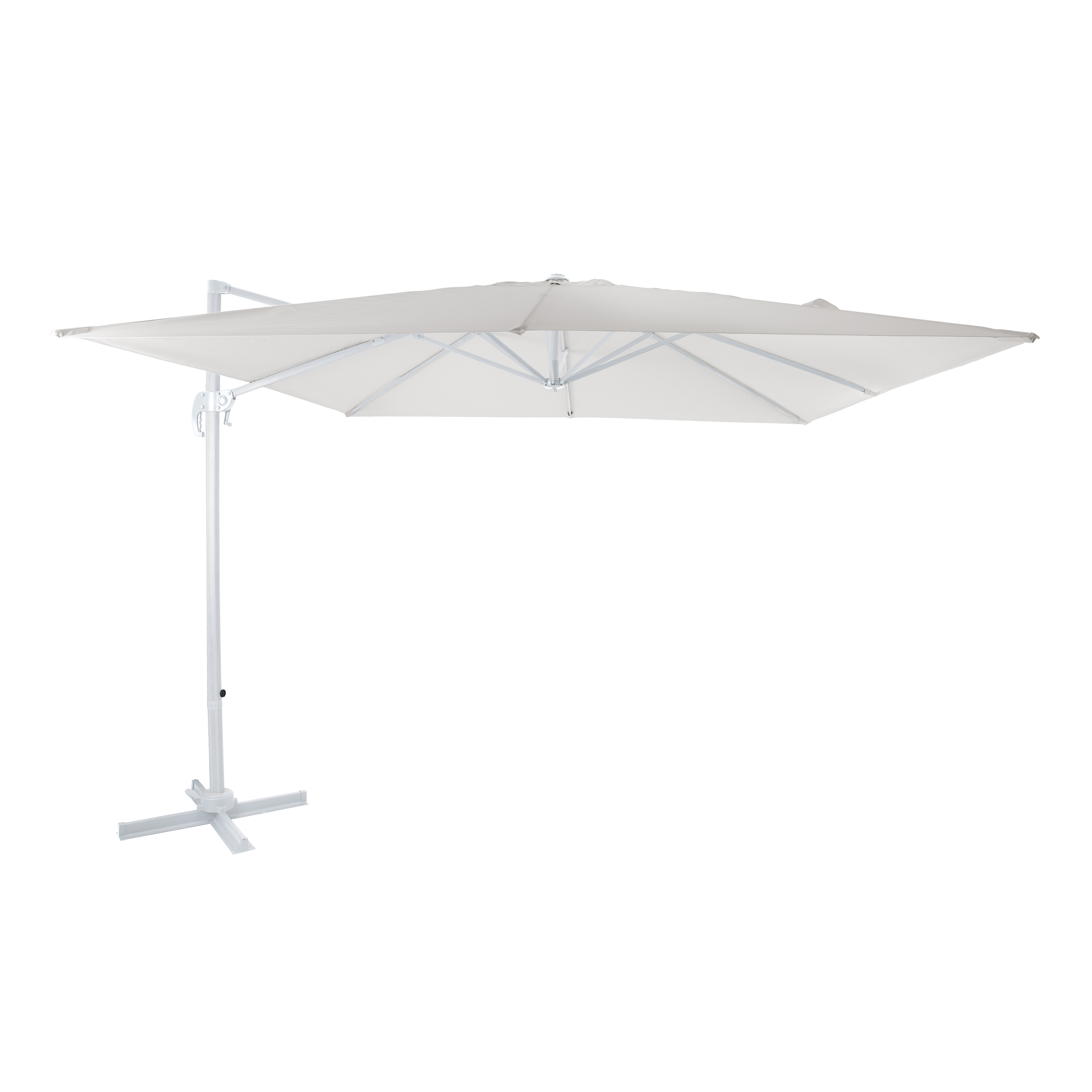 AXI Nima Cantilever Parasol 300x300 cm - White/Beige