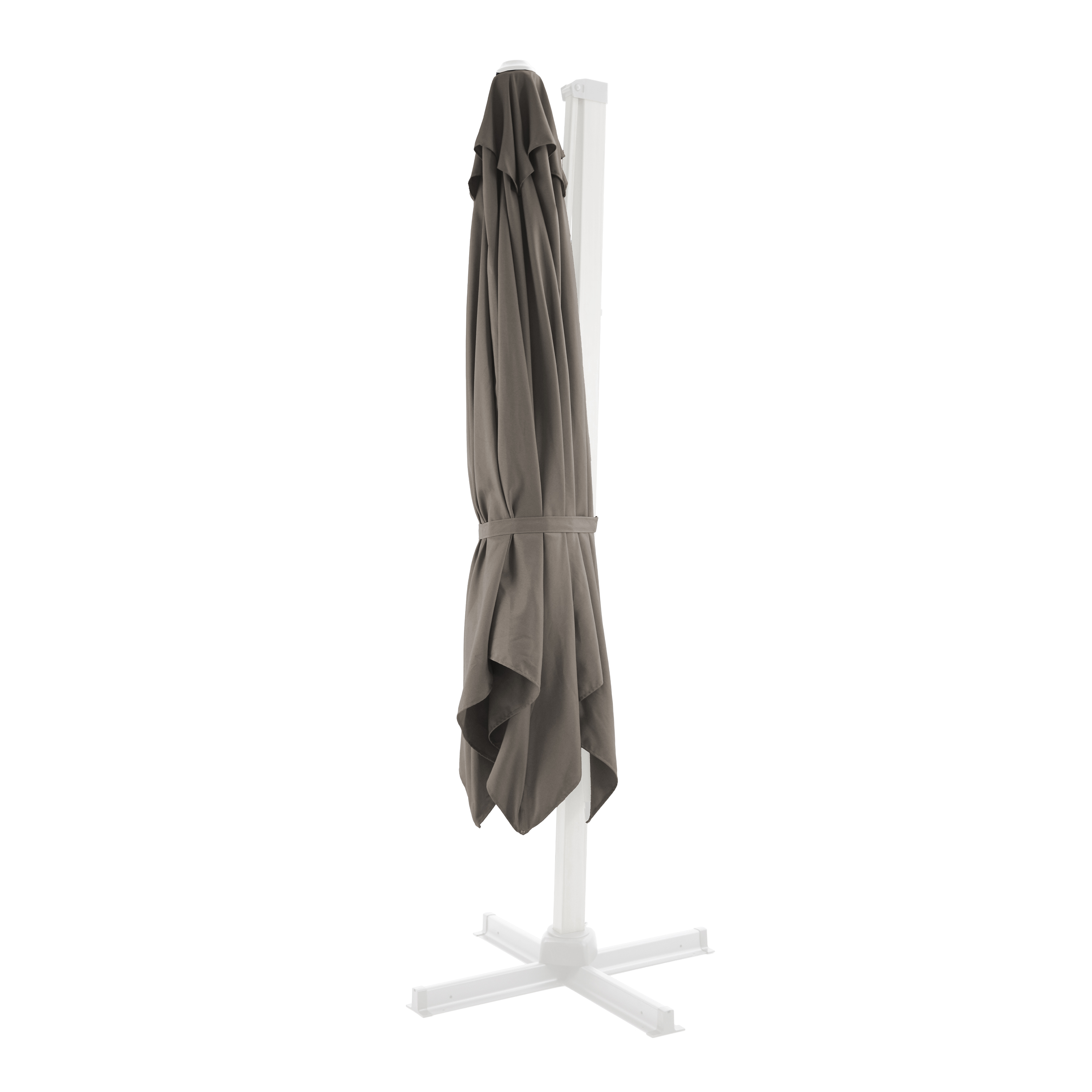 AXI Apollo Premium Cantilever Parasol 300x300cm - White/Taupe