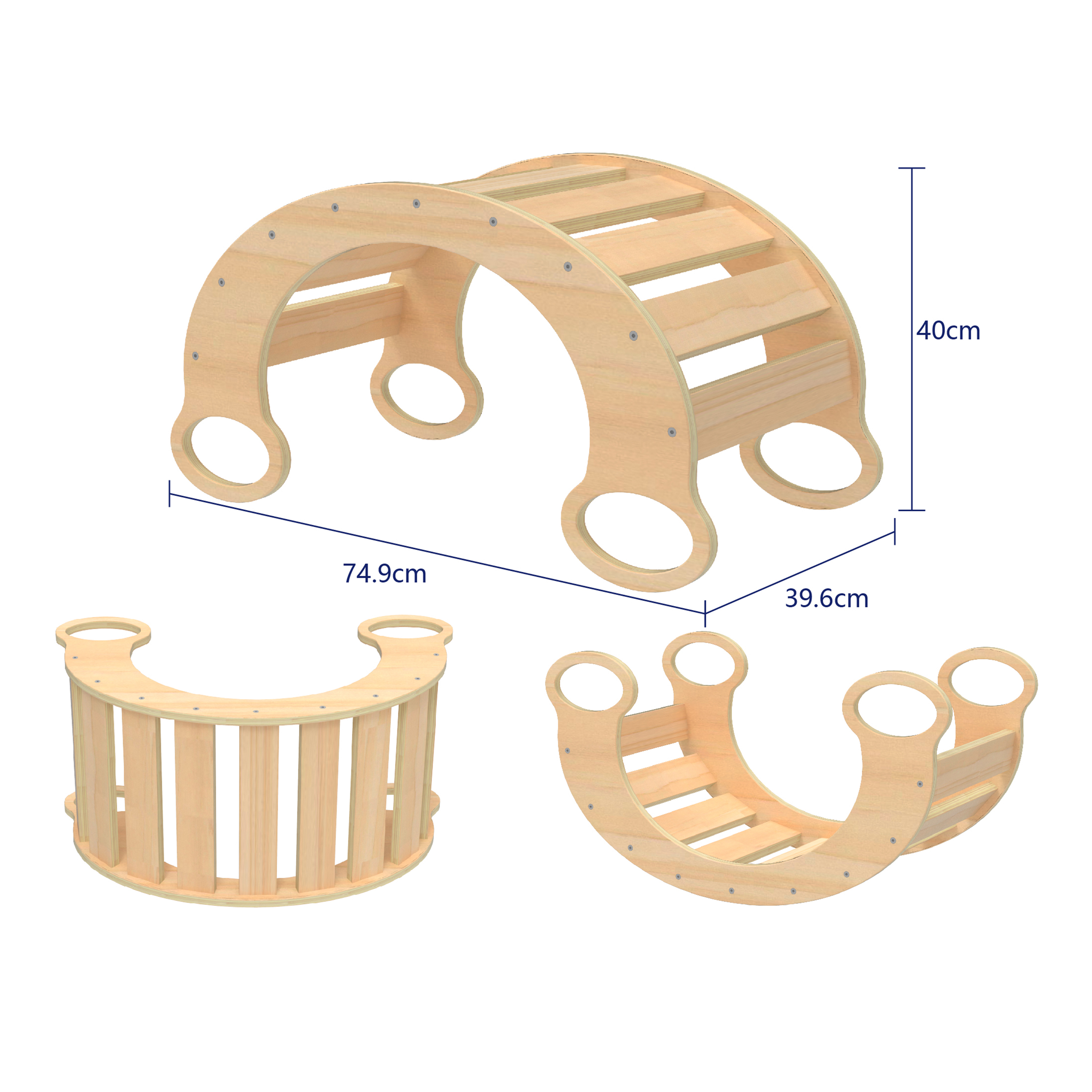 Sunny Marlie Climbing Arch Rocker Natural