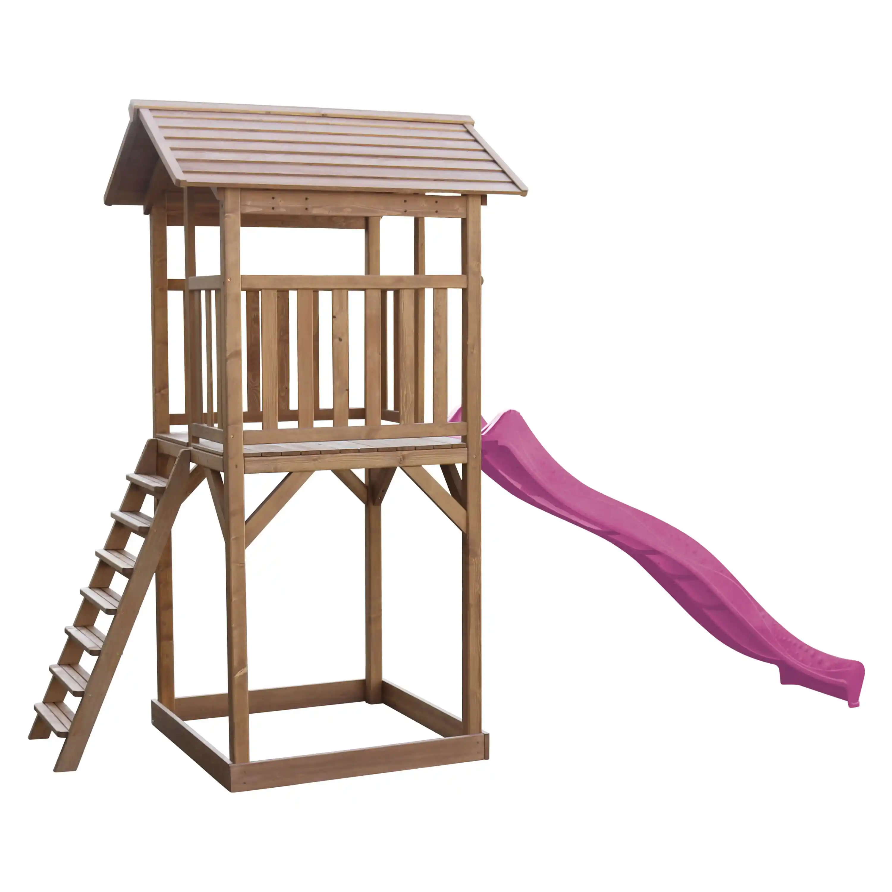 AXI Beach Tower Brown - Purple Slide