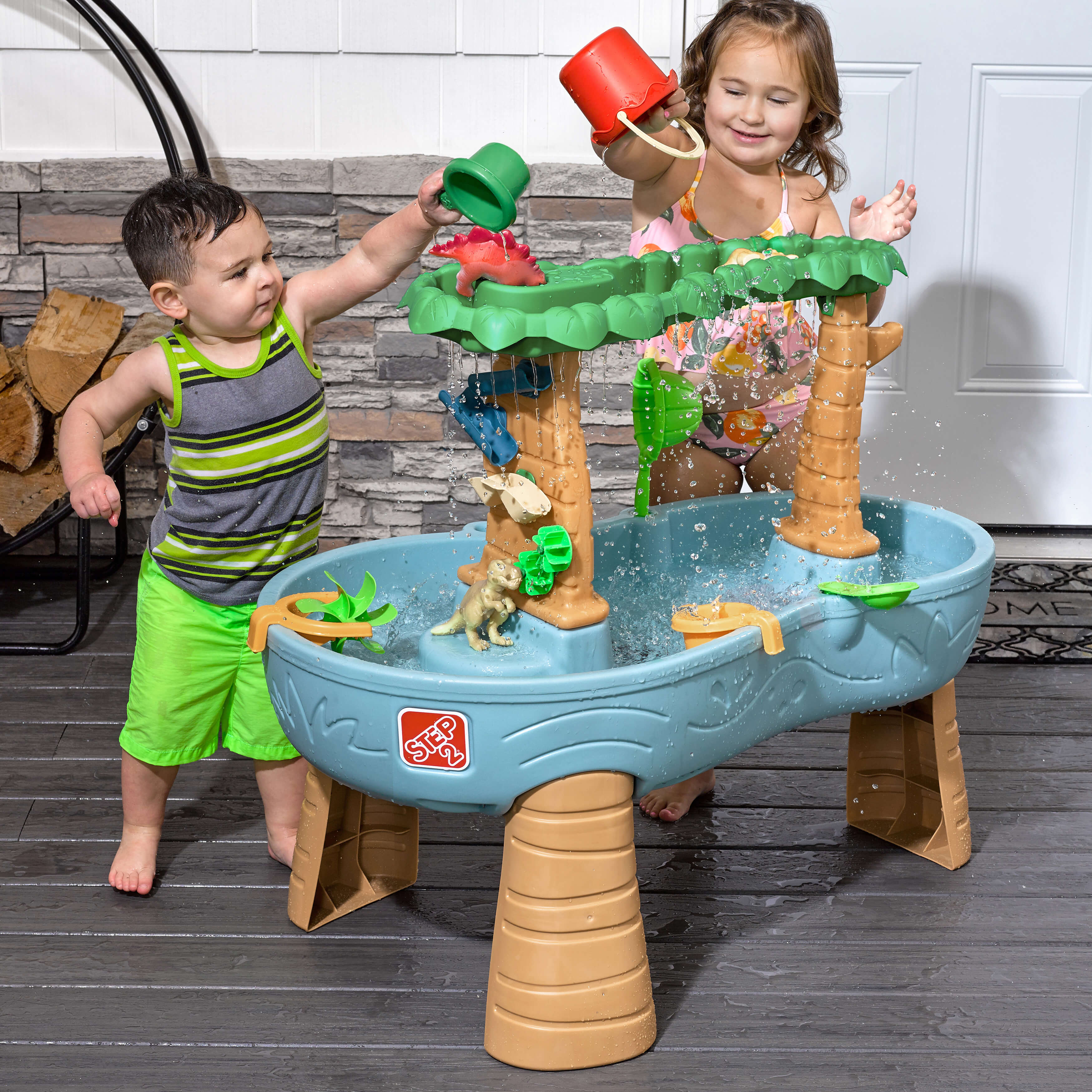 Step2 Dino Showers Water Table