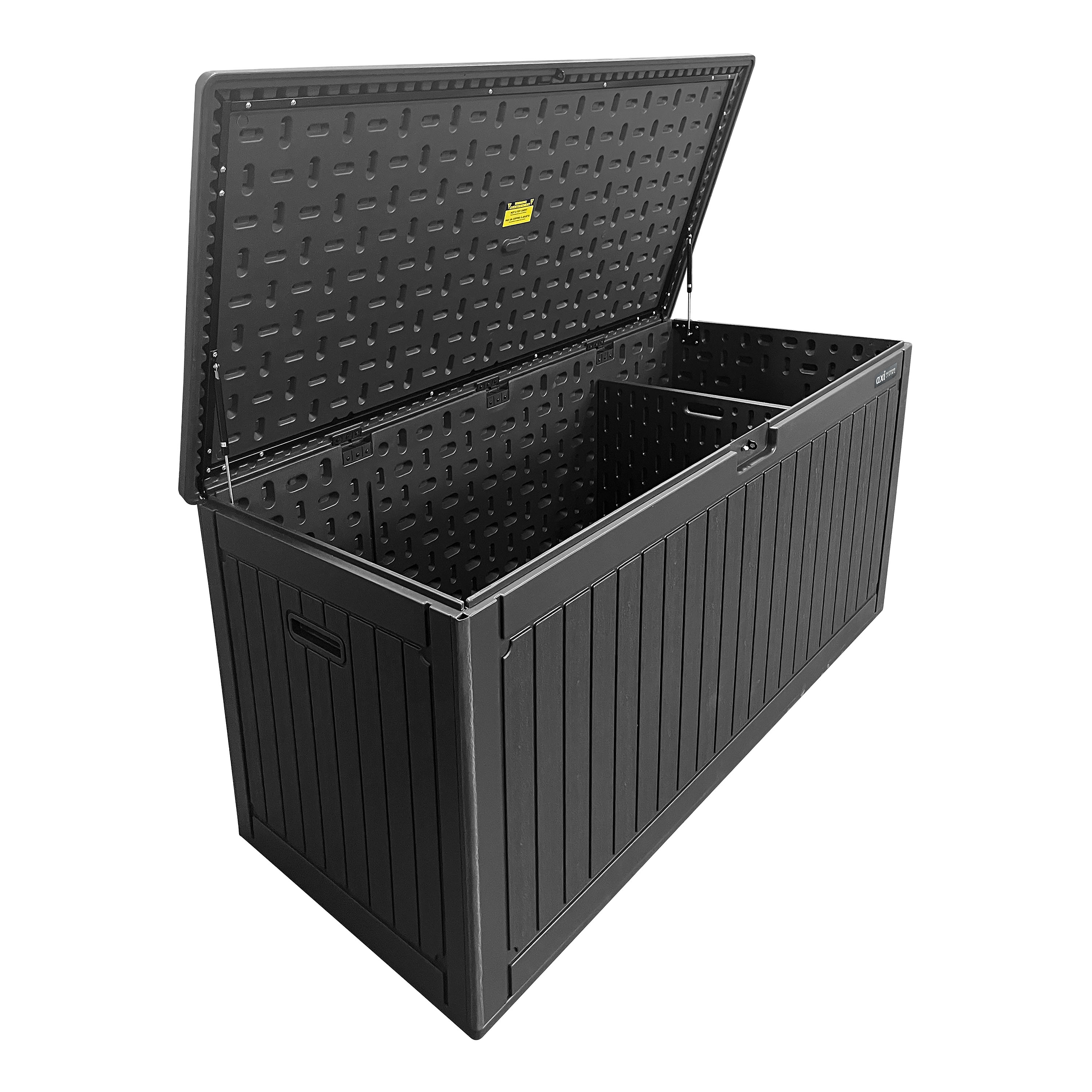 AXI Mike Plastic Storage Box 1000 Black – 177x82x83cm