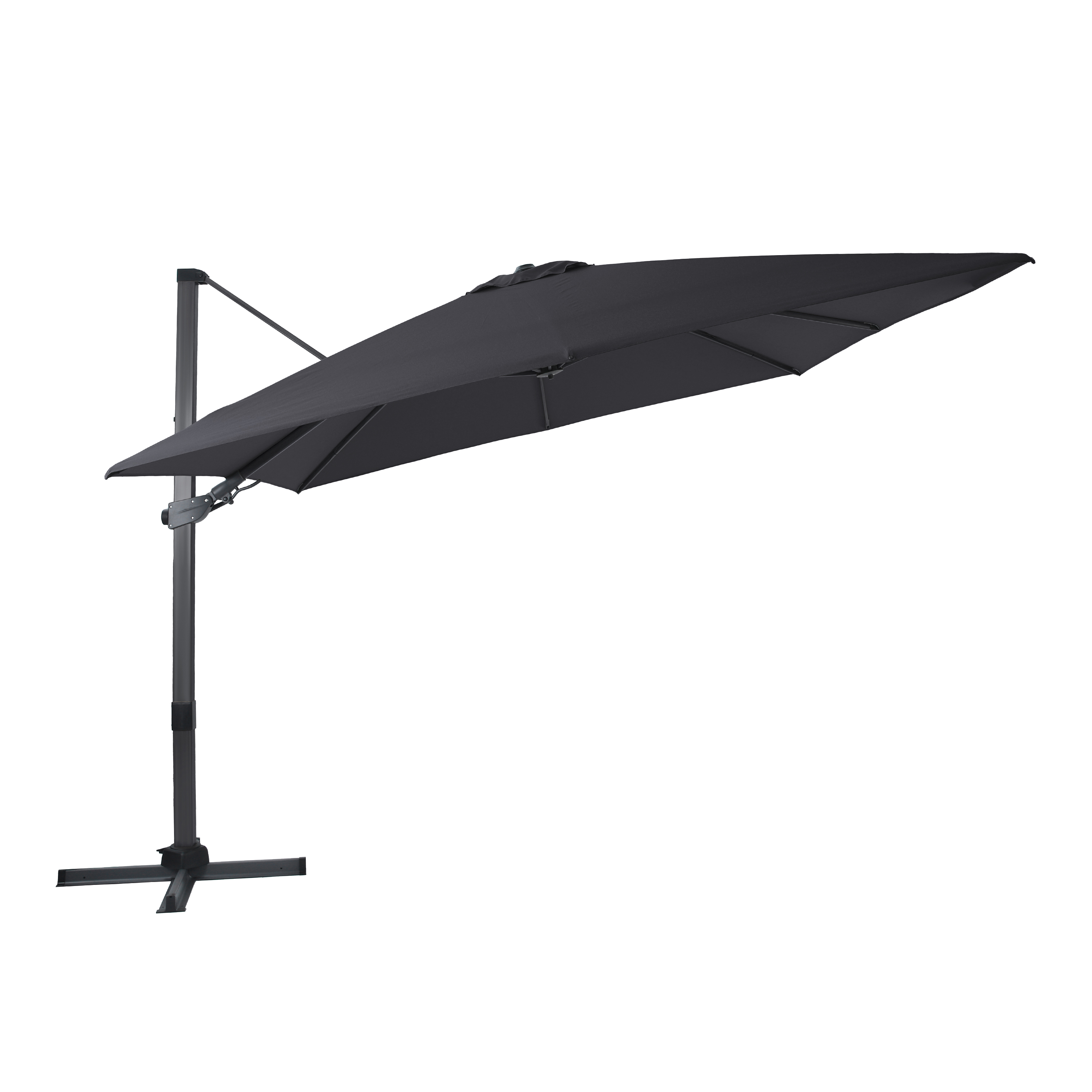 AXI Apollo Premium Cantilever Parasol 300x300cm - Grey/Grey