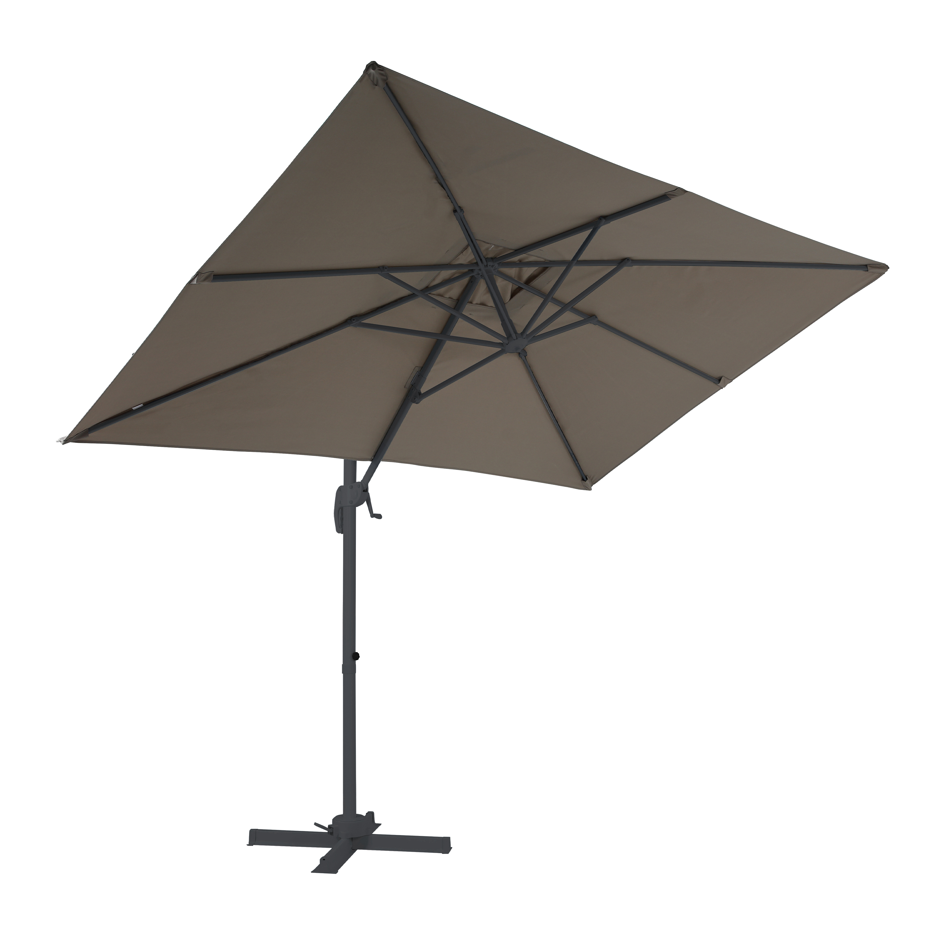 AXI Coco Cantilever Parasol 200x300cm - Grey/Taupe