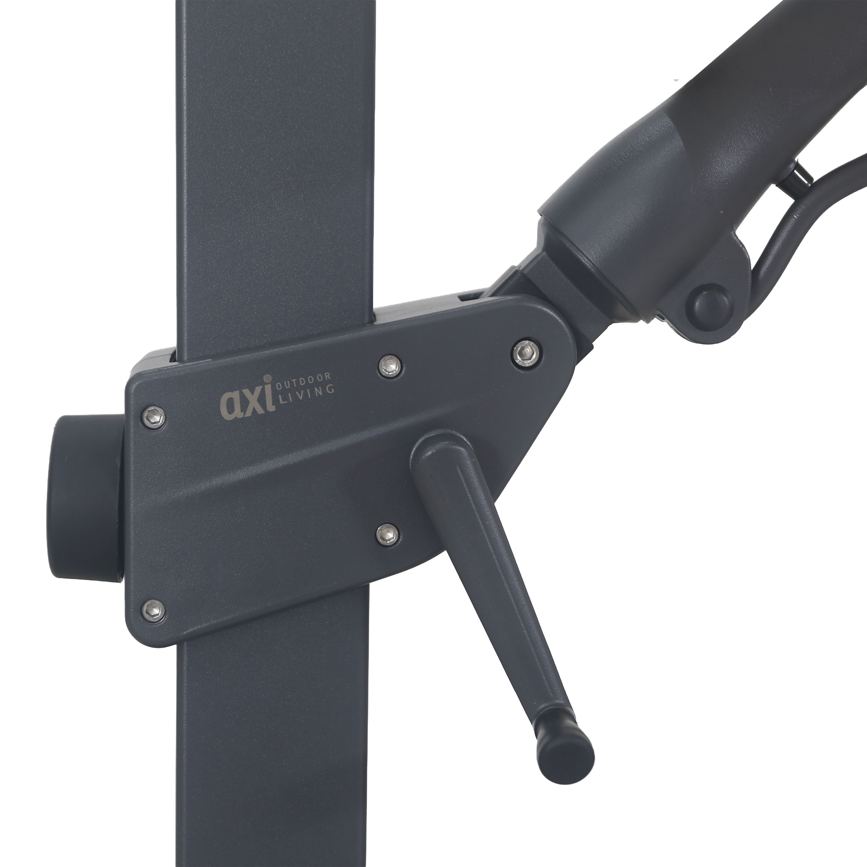 AXI Alina Cantilever Parasol 300x300cm Anthracite/Beige