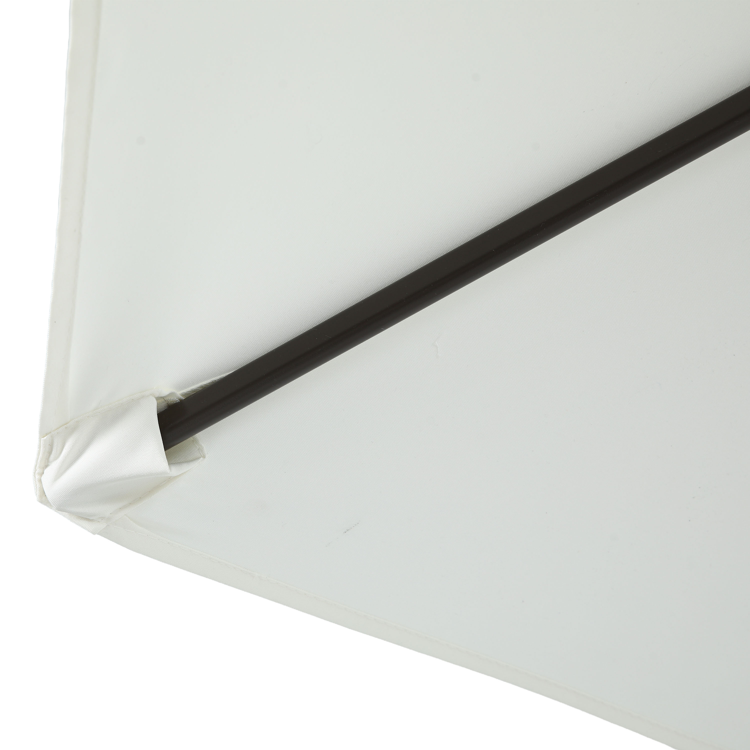 AXI Noor Centre Pole Parasol Ø 300cm Oak-look/Beige