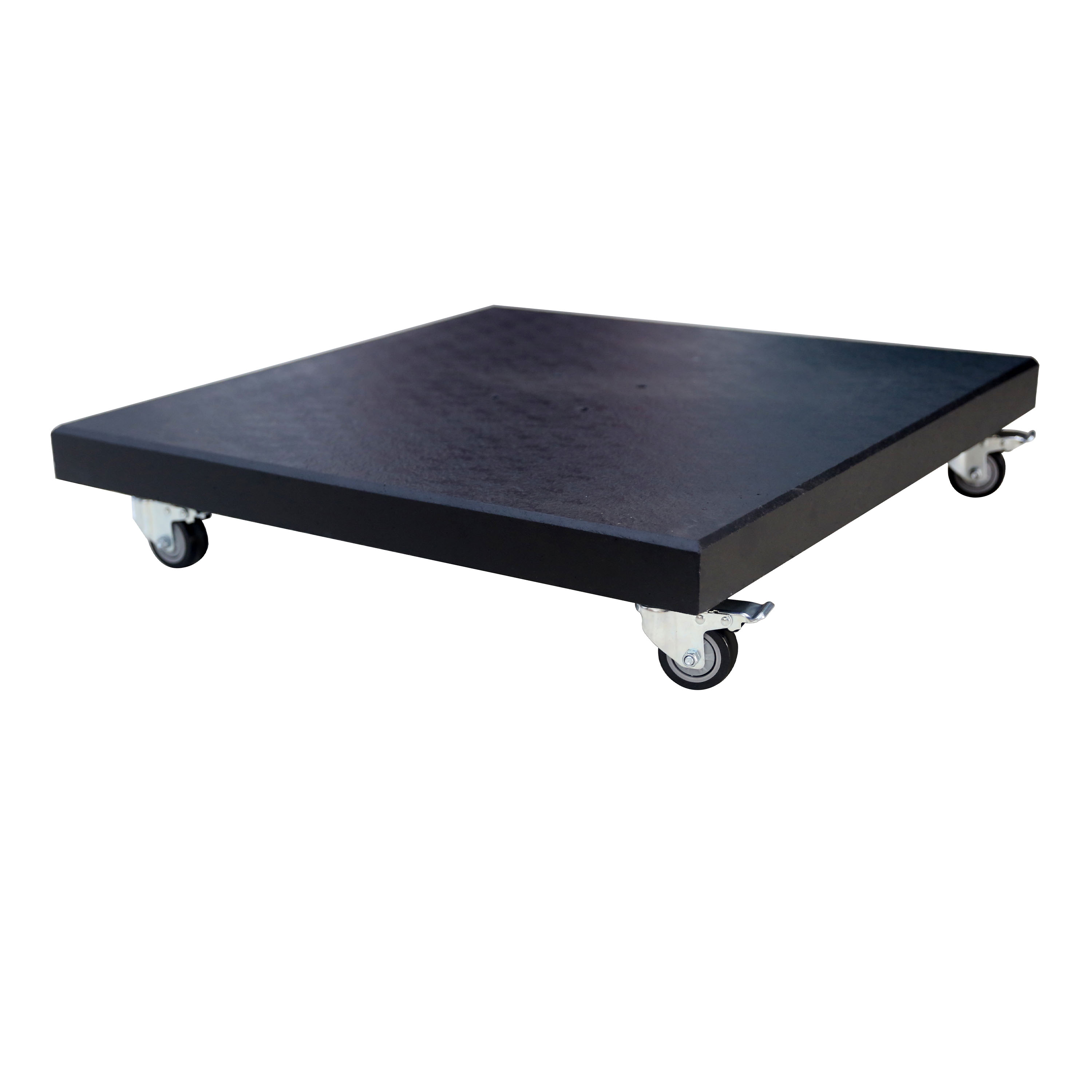 AXI Apollo Premium Cantilever Parasol 300x300cm incl. granite base with wheels Oaklook/Beige – Complete set