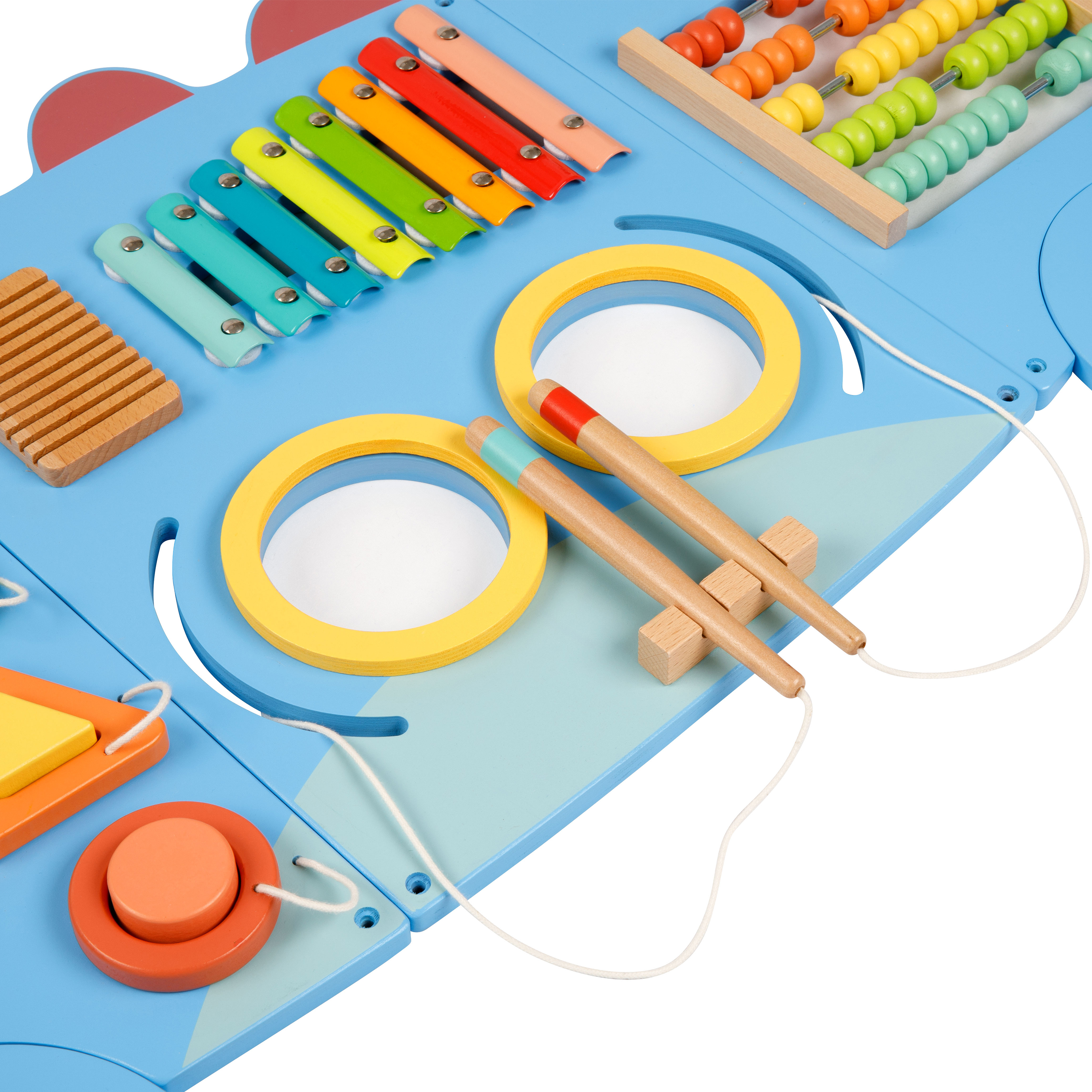 Tooky Toy Wooden Activity Panel Dinosaur