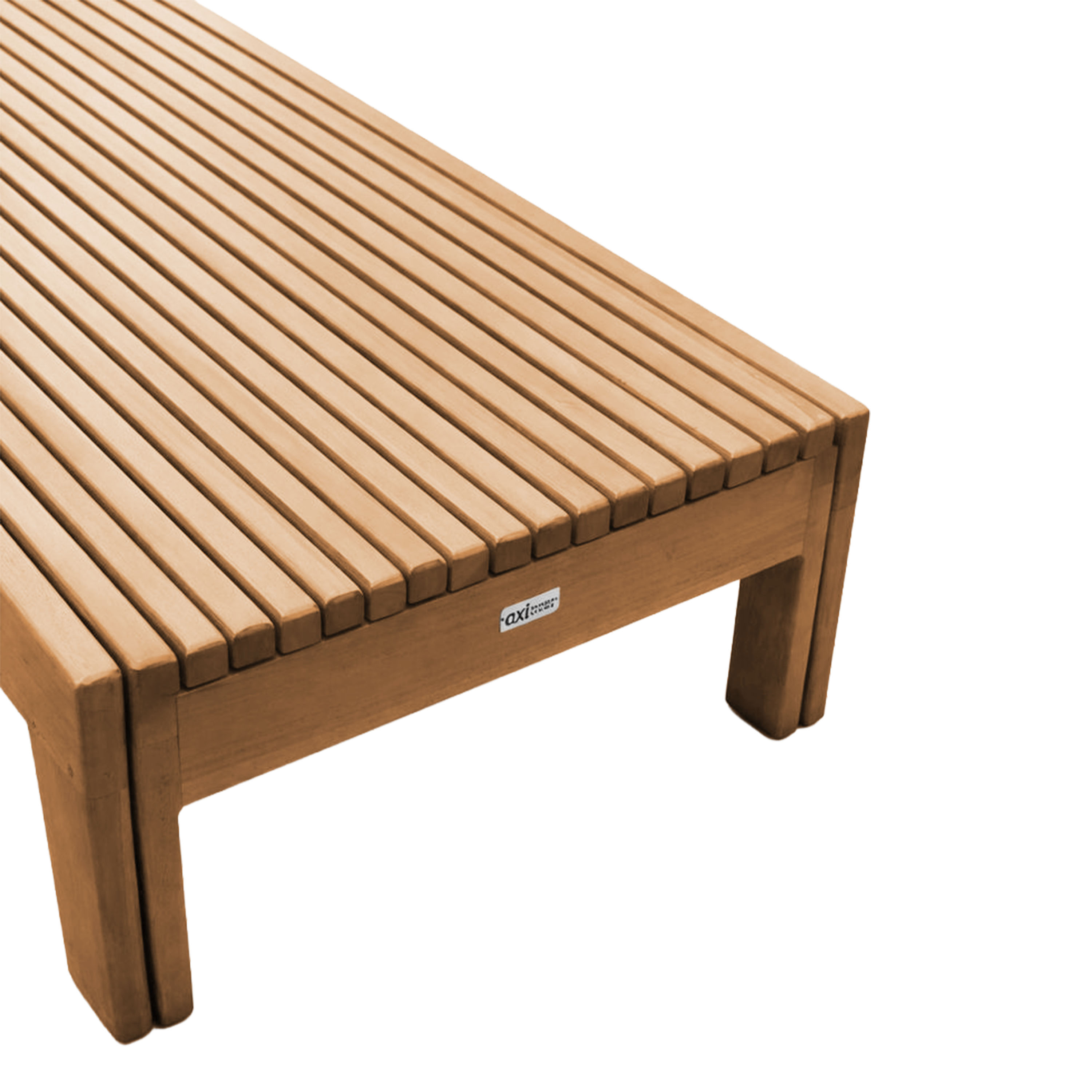 AXI Rowan 2-in-1 Sunbed and Garden Bench - Teak