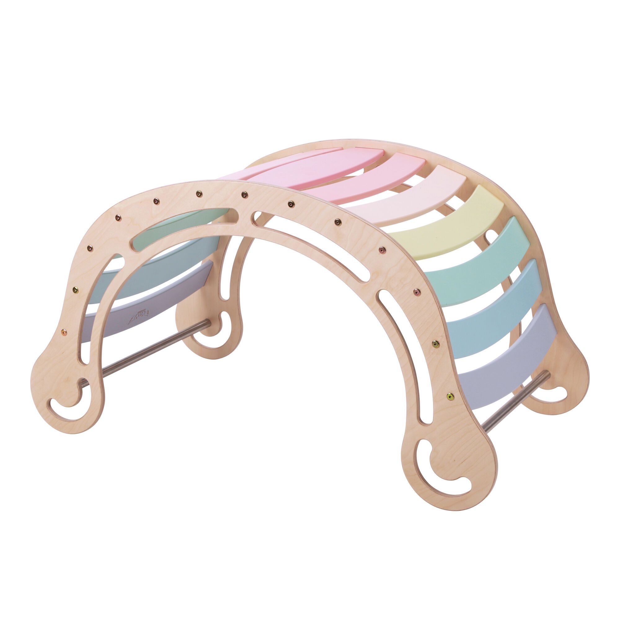 KateHaa Wooden XXL Rocker - Pastel