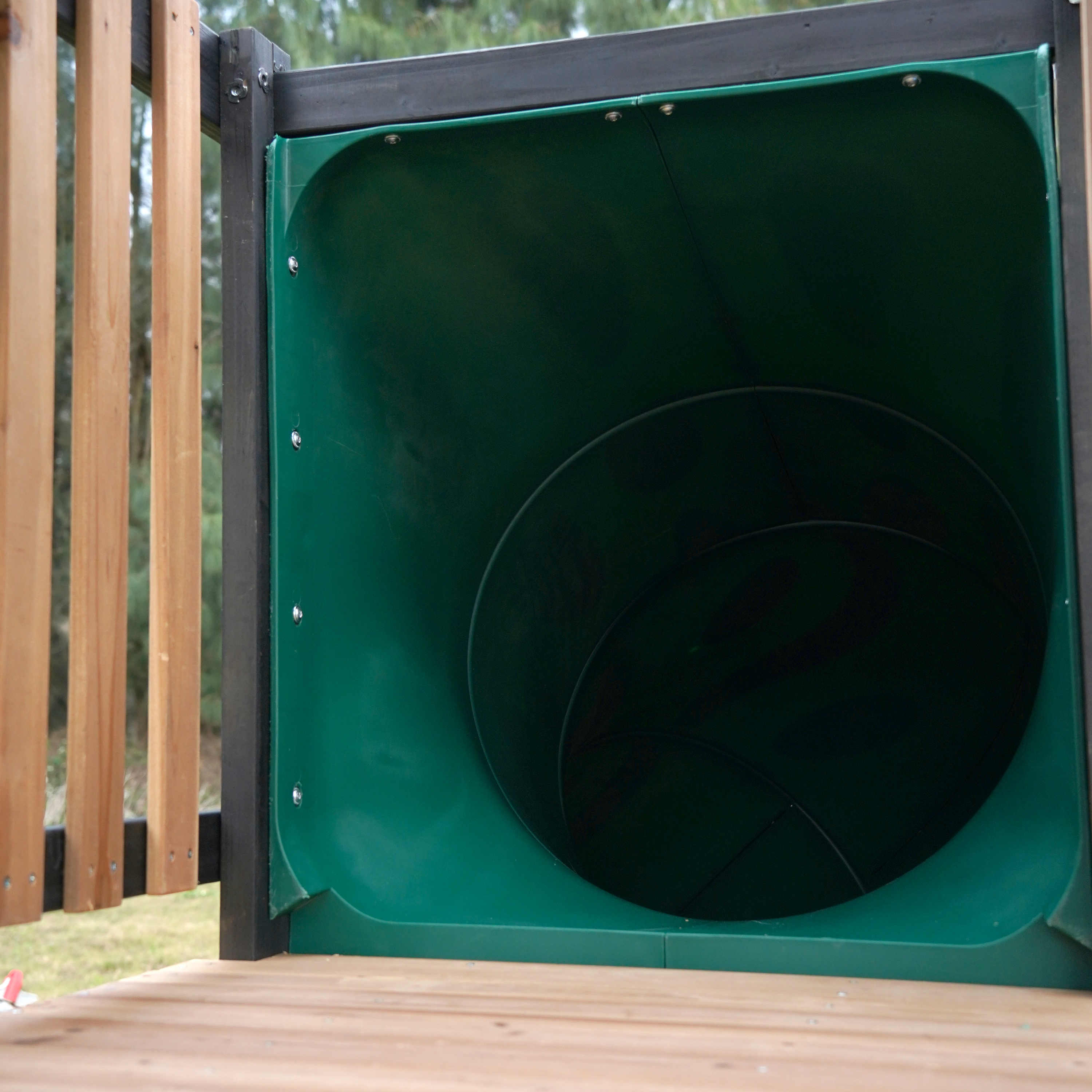 AXI Cody Climbing Frame with Swings. Trapeze and Climbing Wall – Pastel Blue Double Slide and Tube Slide