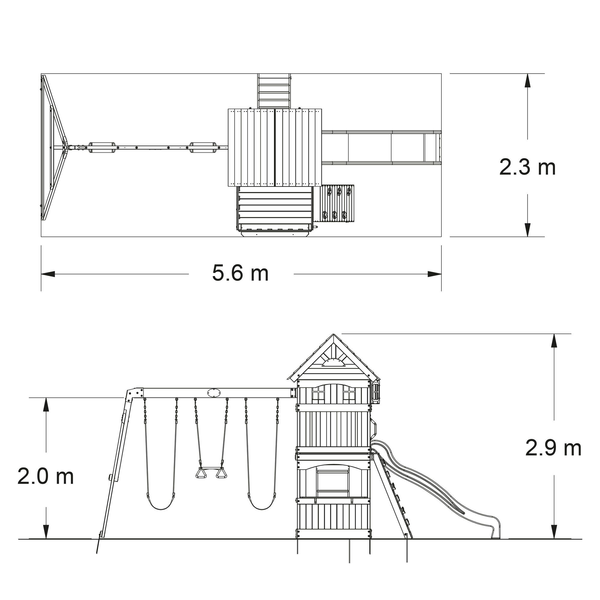 Backyard Discovery Atlantic Climbing Frame 