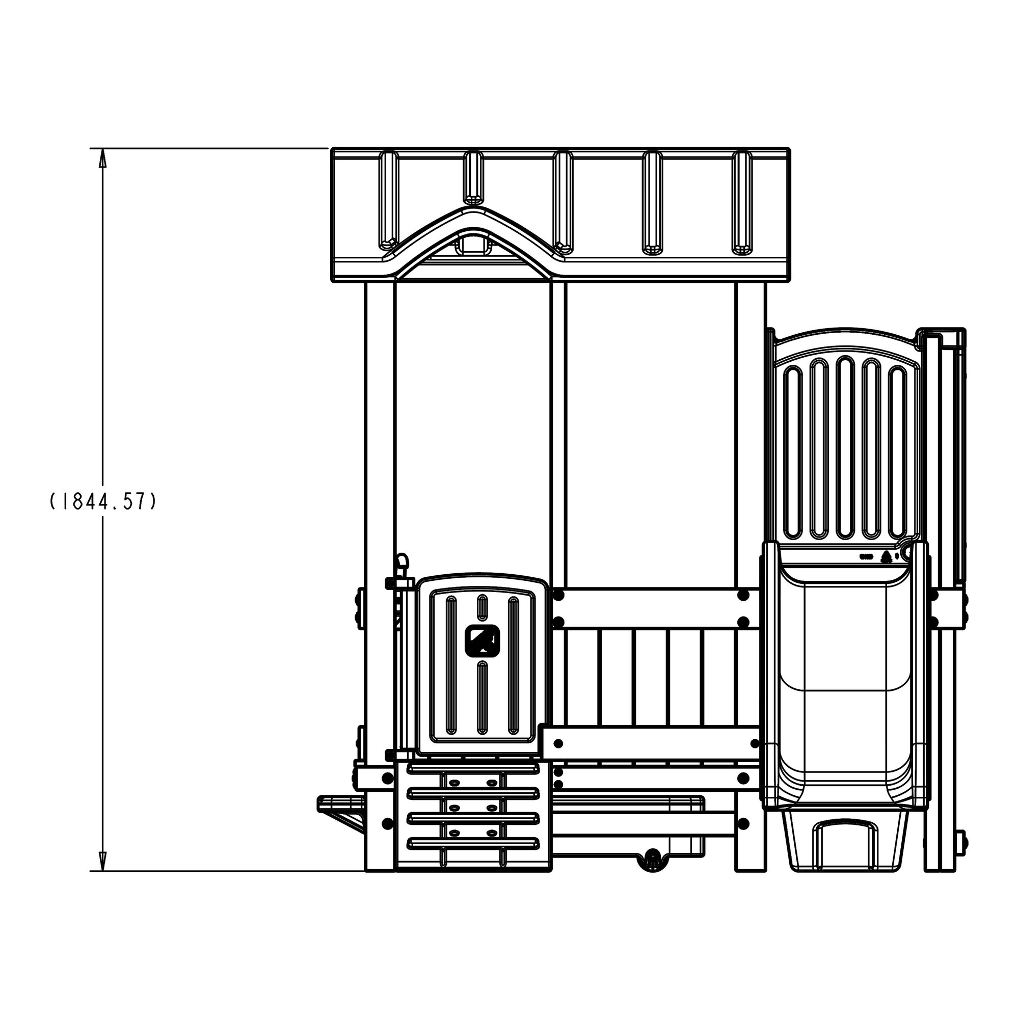 Step2 Playhouse Woodland Adventure Playhouse & Slide