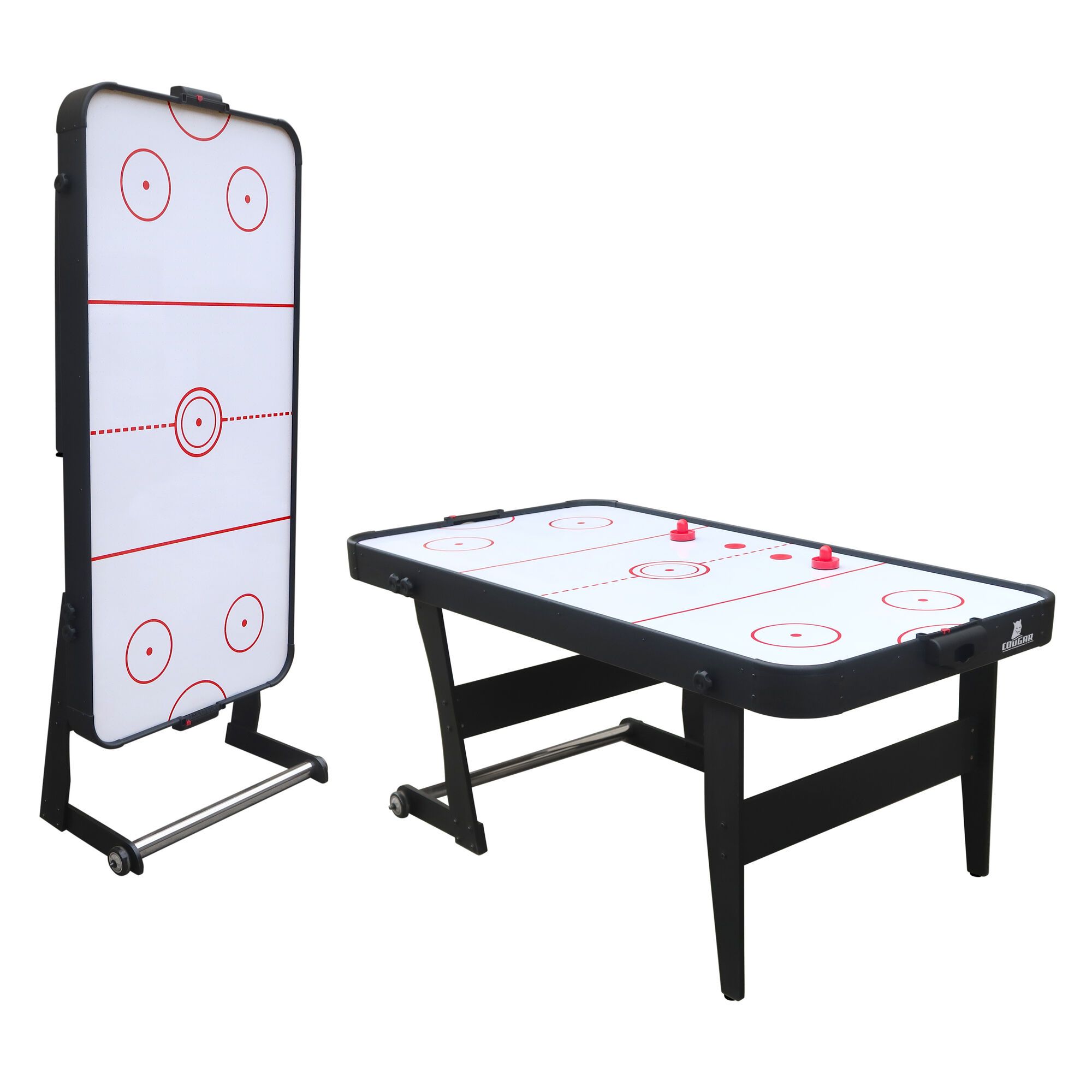 Cougar Icing XL foldable Air Hockey Table - Black