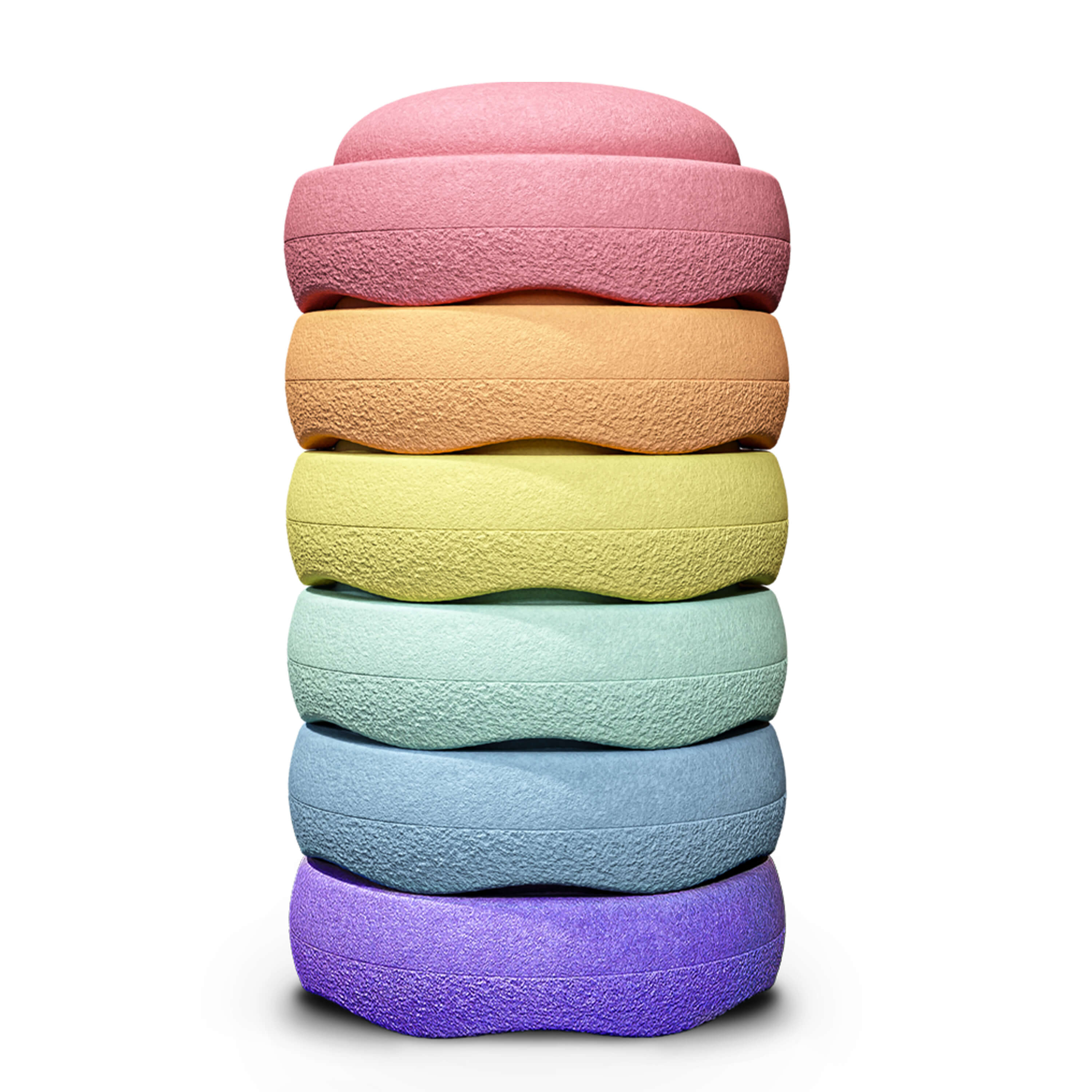 Stapelstein Original Rainbow Pastel Set of 6