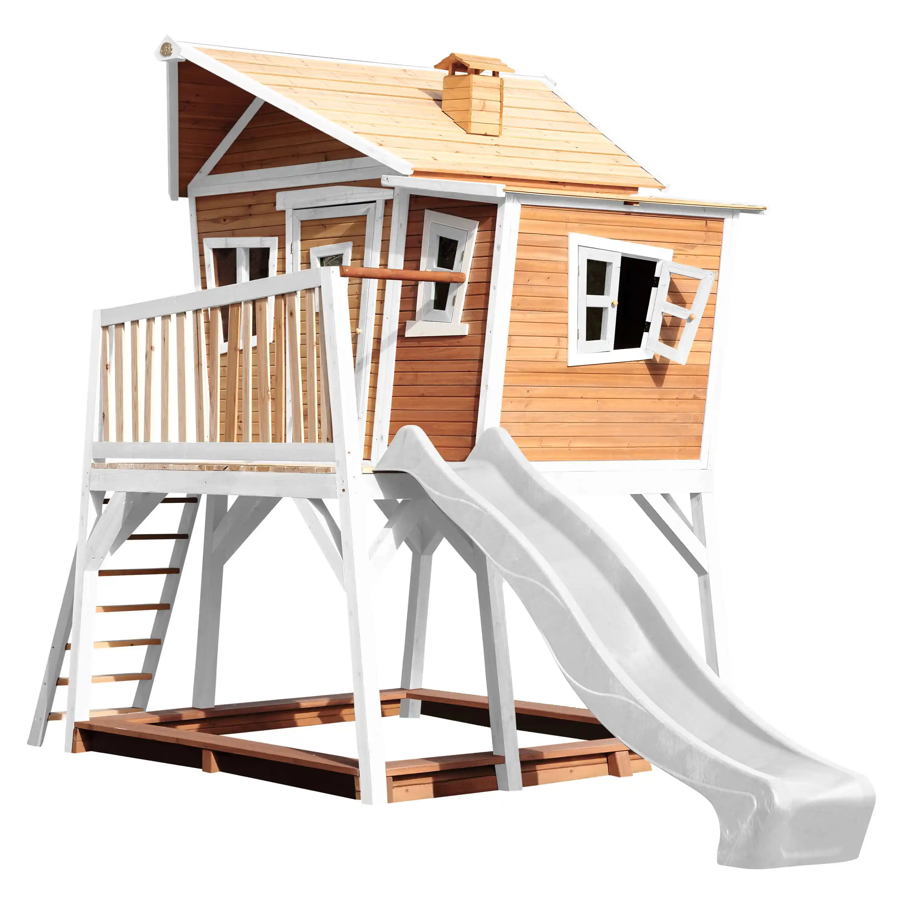 AXI Max Playhouse Brown/White - White Slide