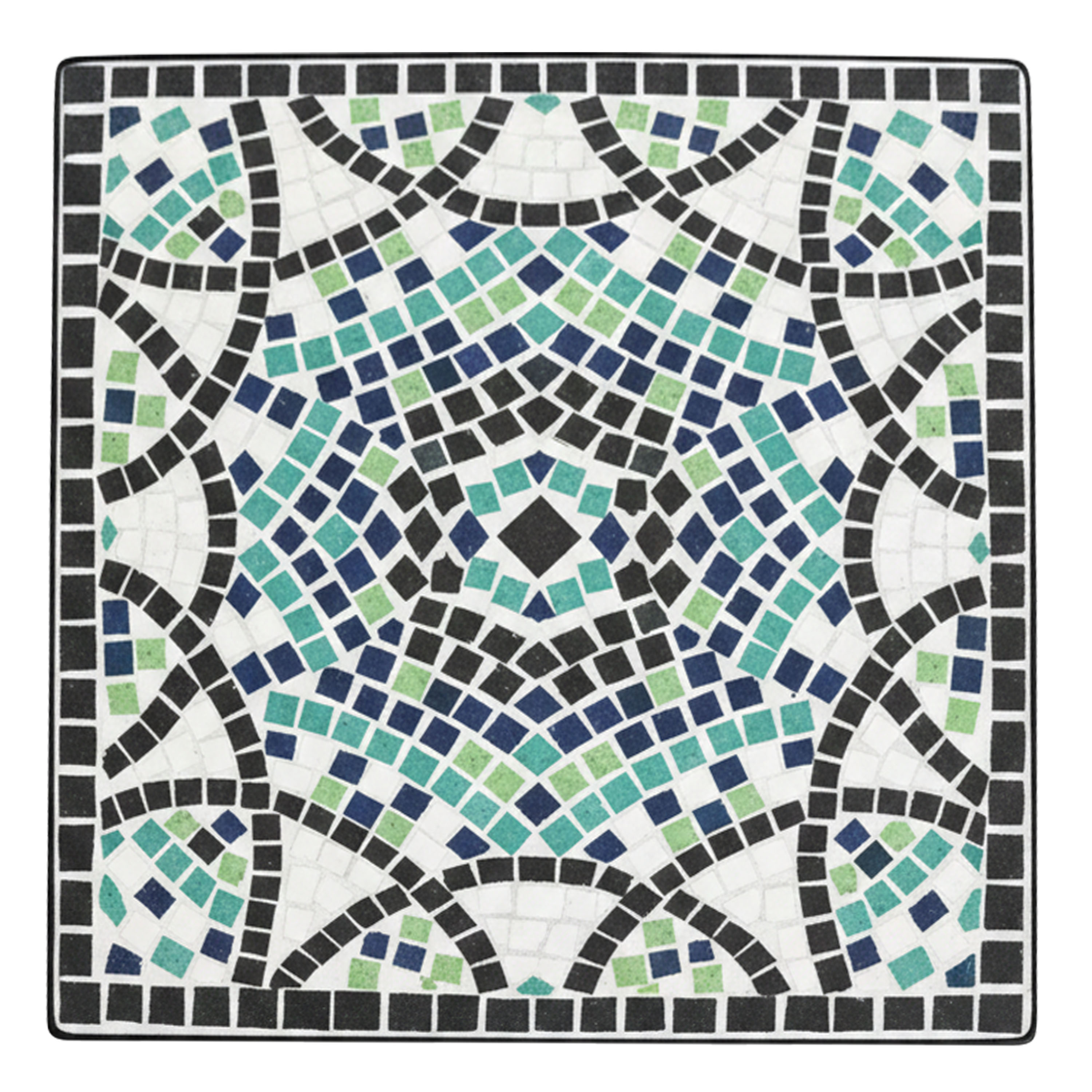 AXI Eline Mosaic Plant Table Square Multicolor – Set of 3