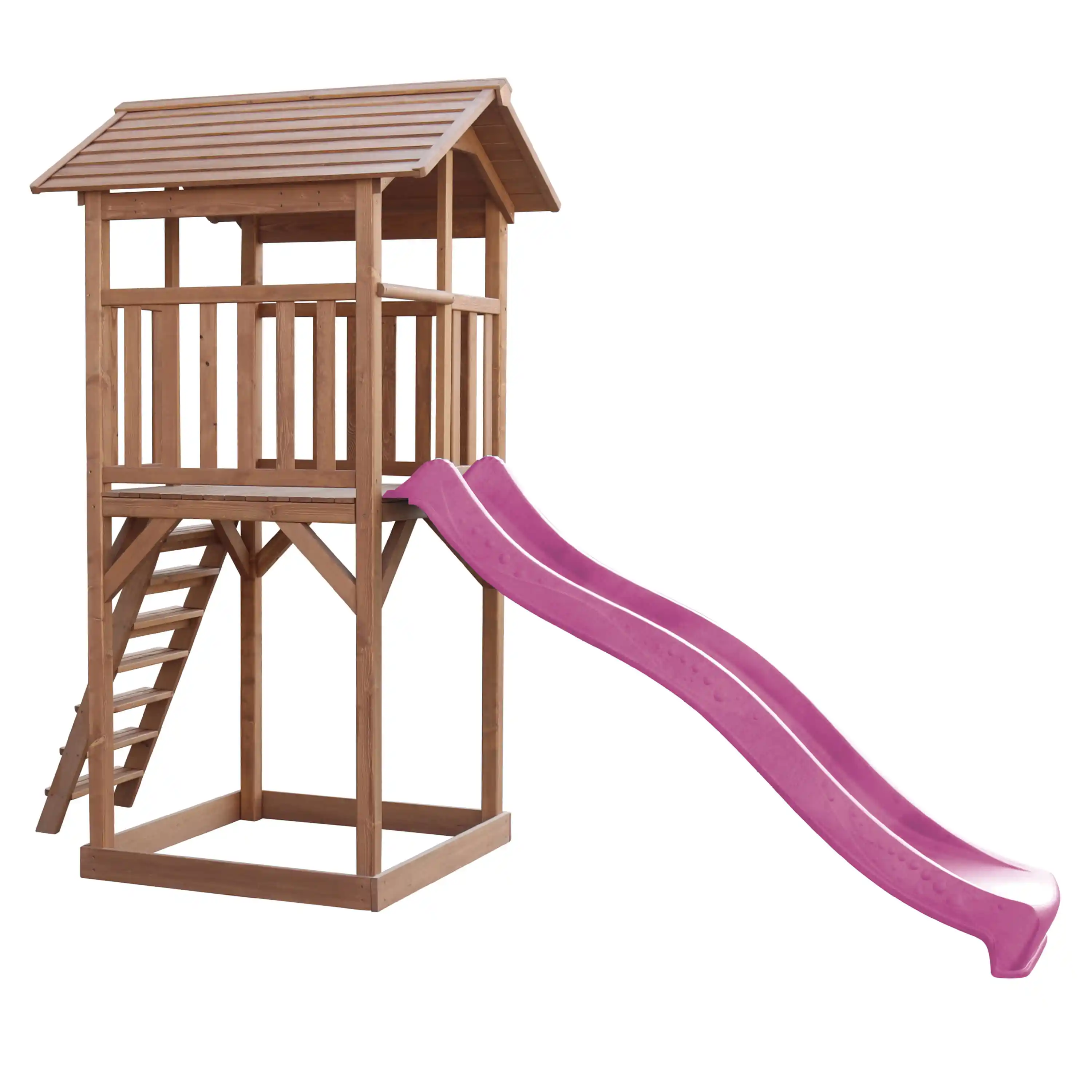 AXI Beach Tower Brown - Purple Slide