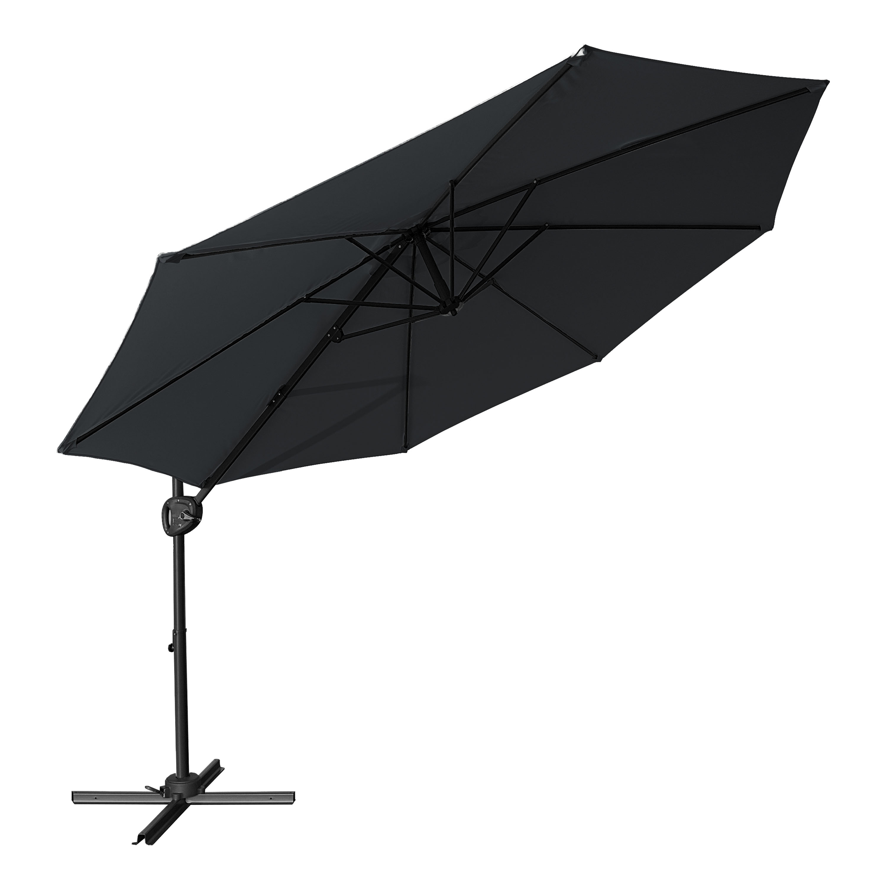 AXI Solea Cantilever Parasol Ø 300cm Anthracite/Grey