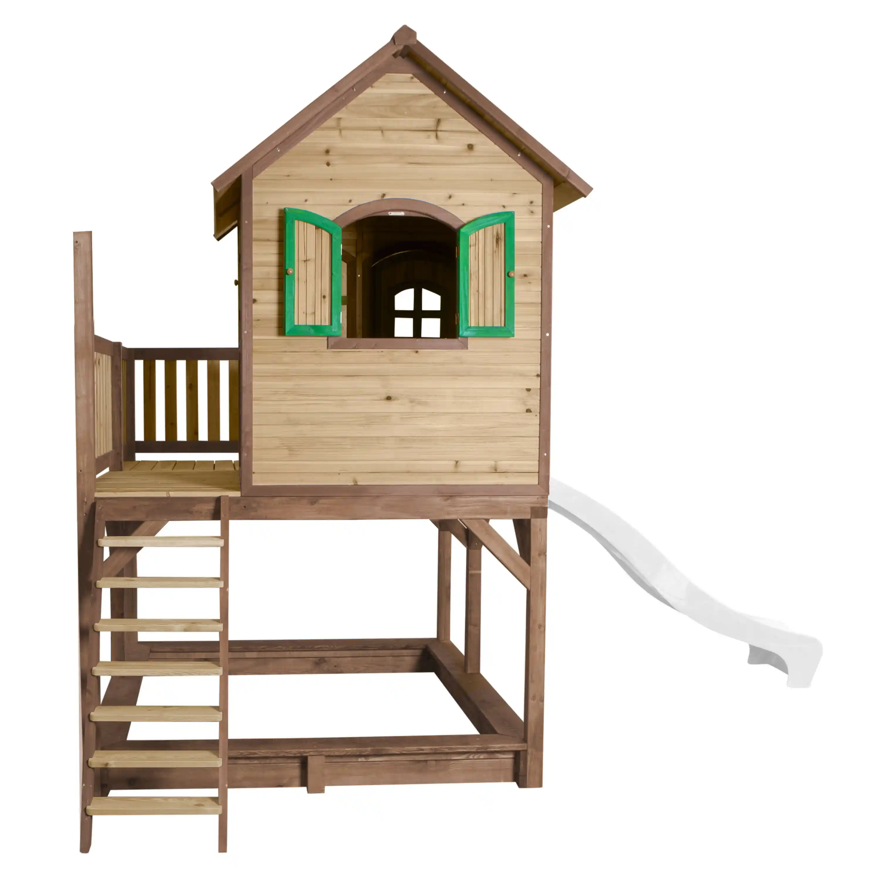 AXI Liam Playhouse Brown/Green - White Slide