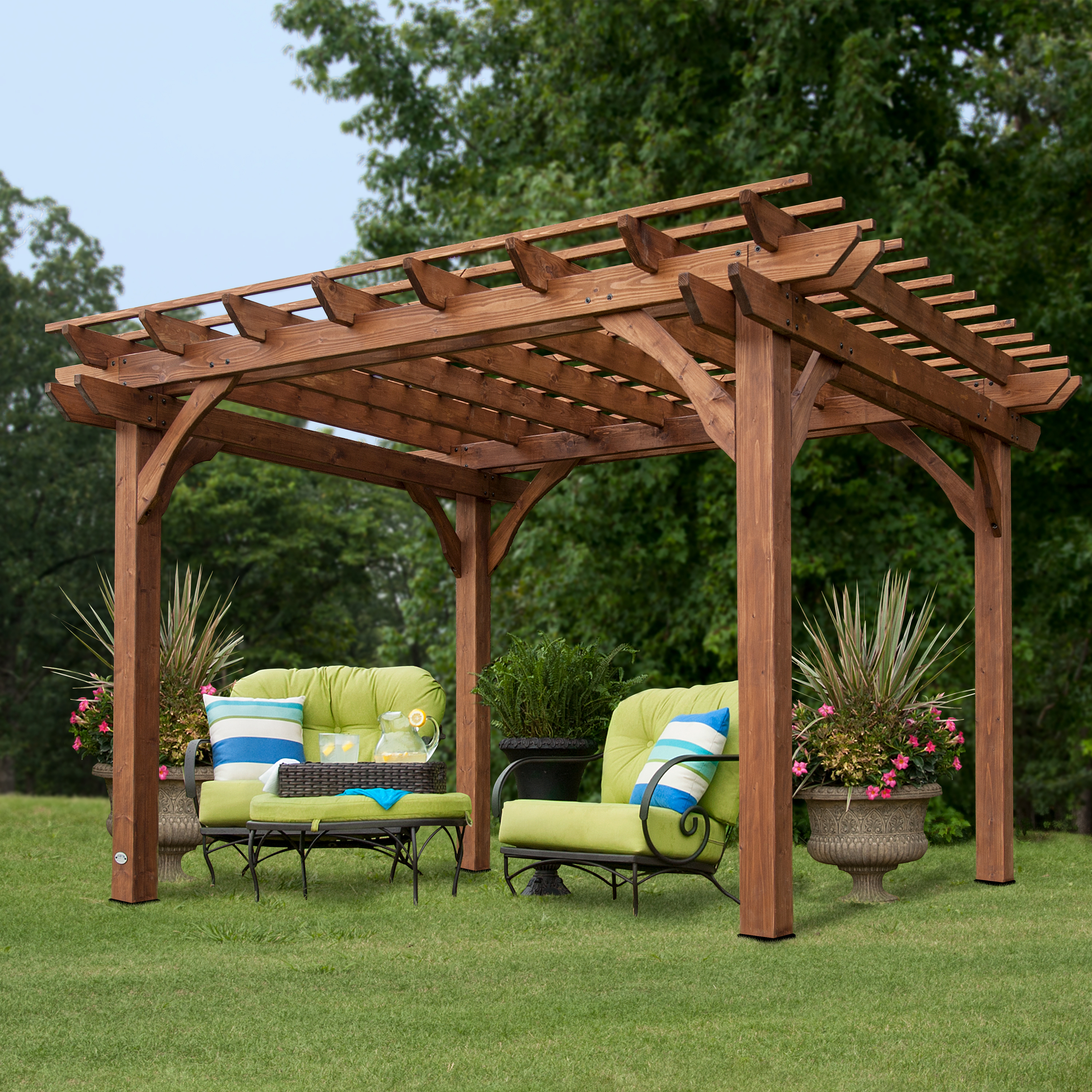 Backyard Discovery Wooden Pergola 305 x 366 cm