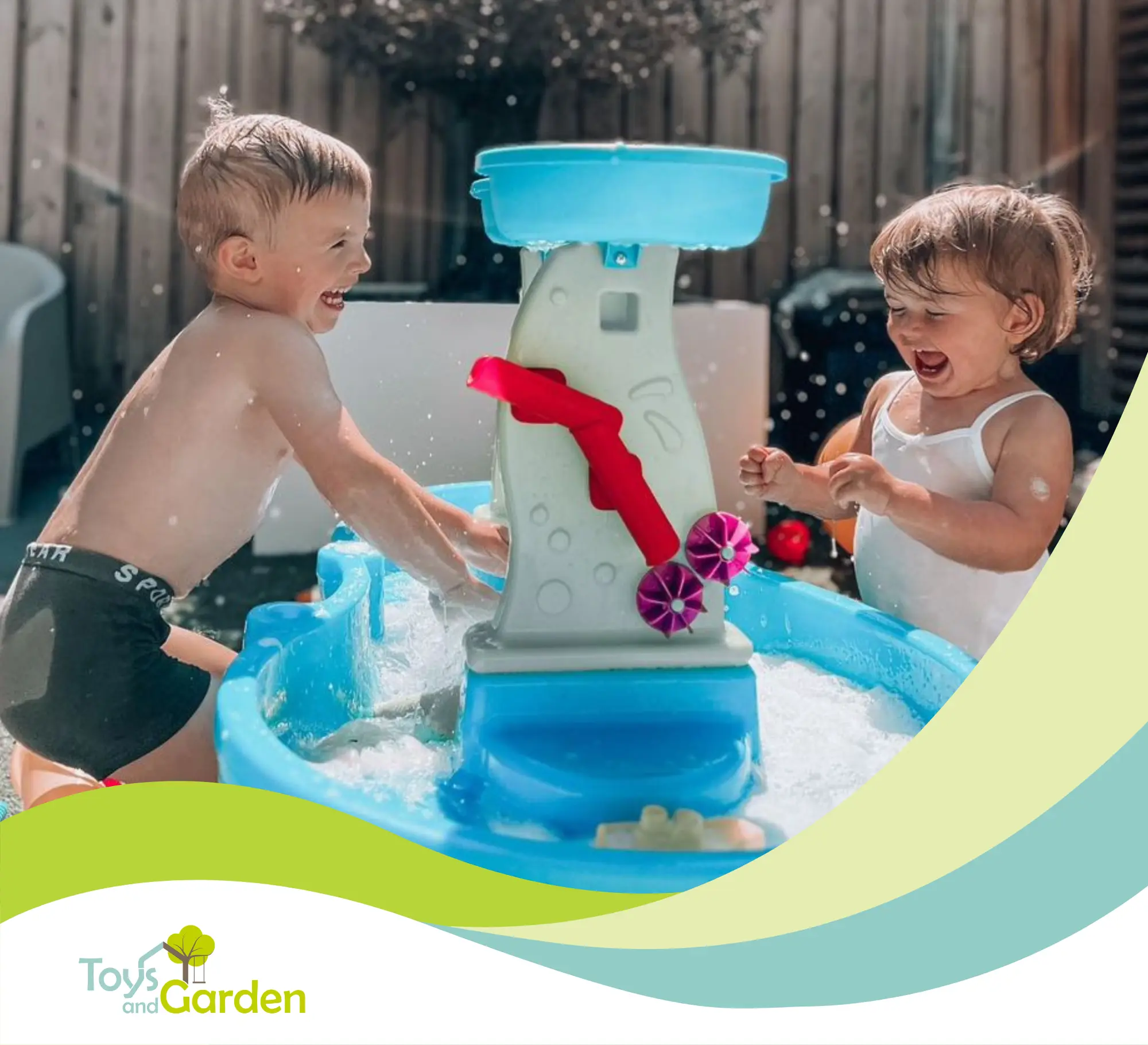 Summer kickoff in the garden: water tables, lounge sets & parasols