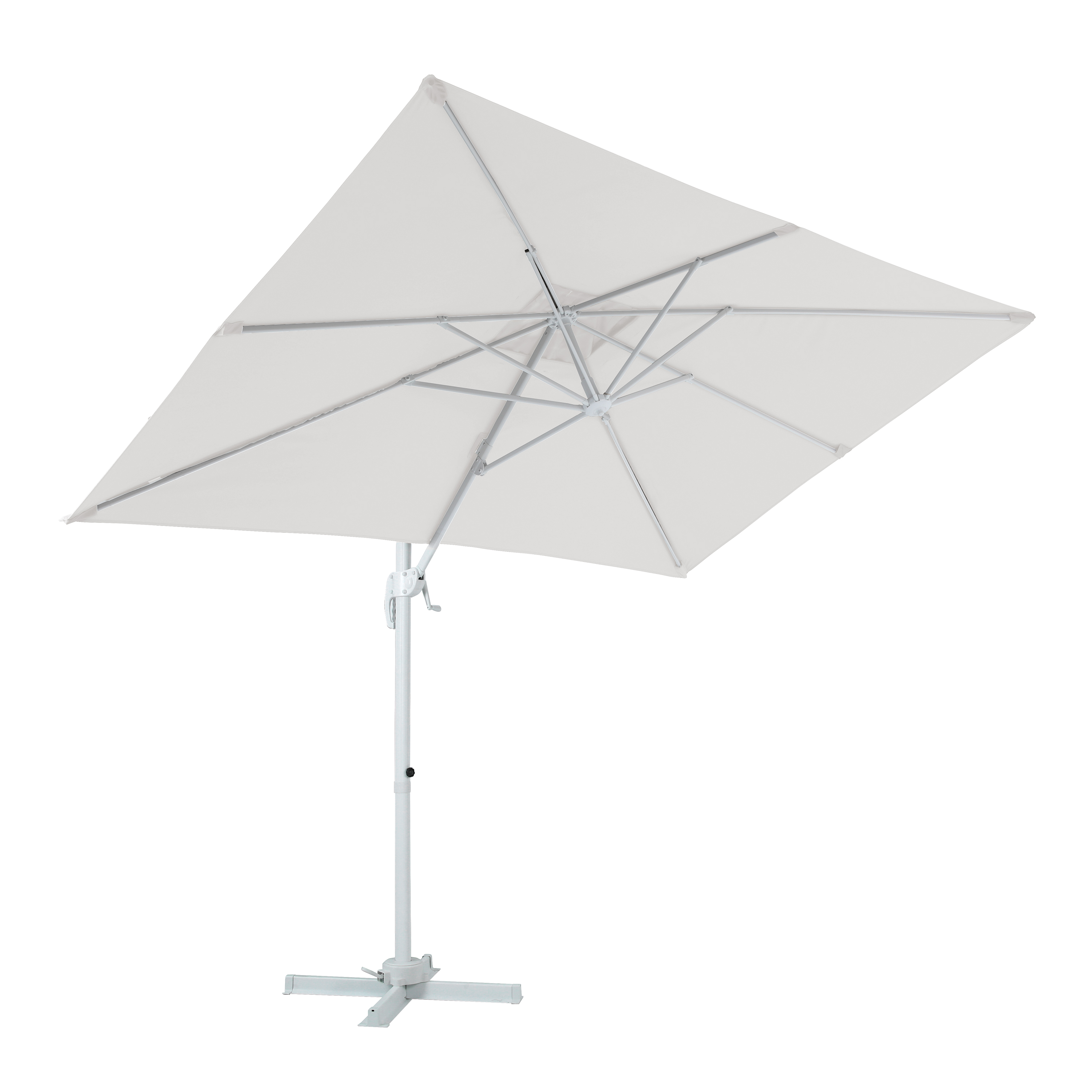 AXI Coco Cantilever Parasol 200x300cm - White/Beige