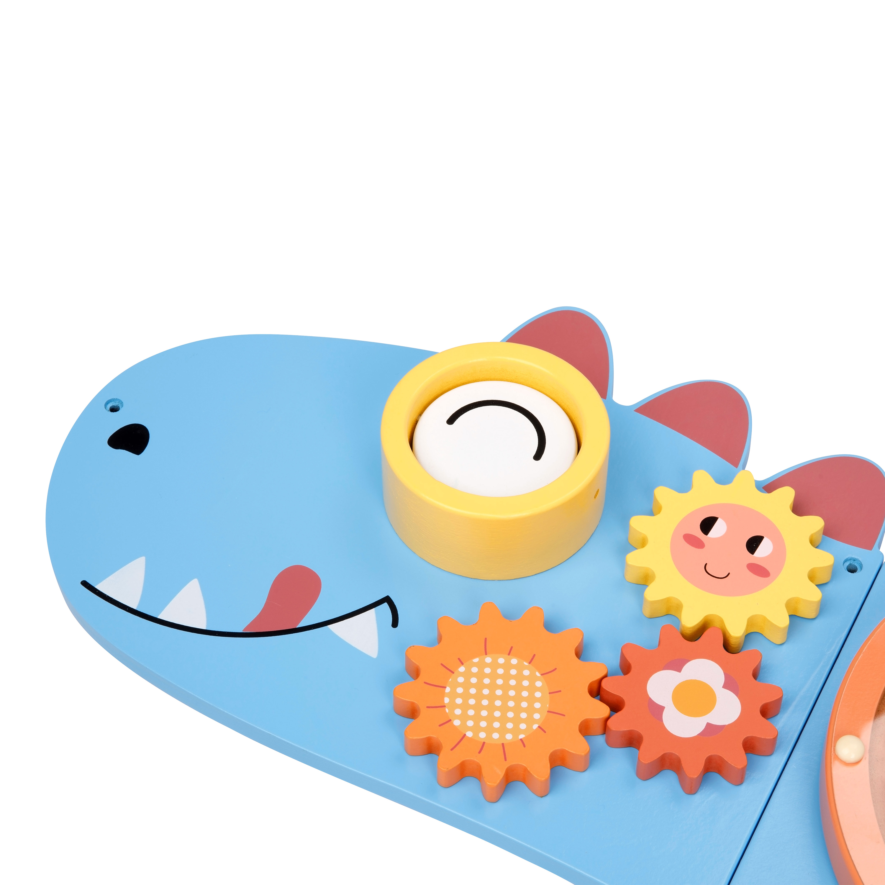 Tooky Toy Wooden Activity Panel Dinosaur