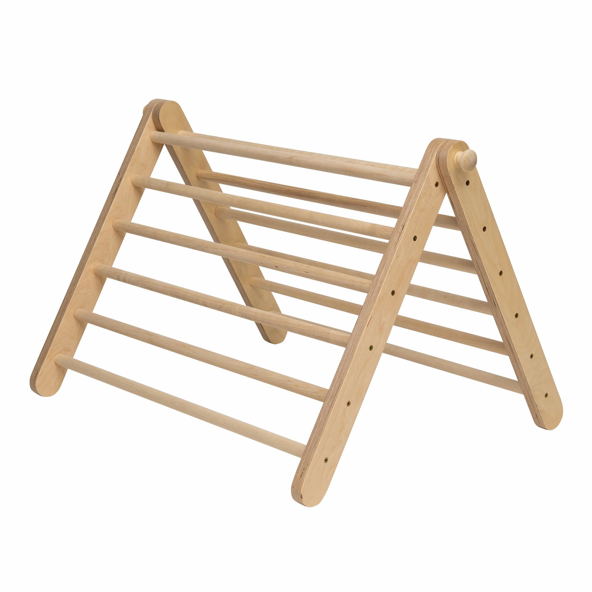 Ette Tete Sipitri wooden Climbing Triangle with Slide