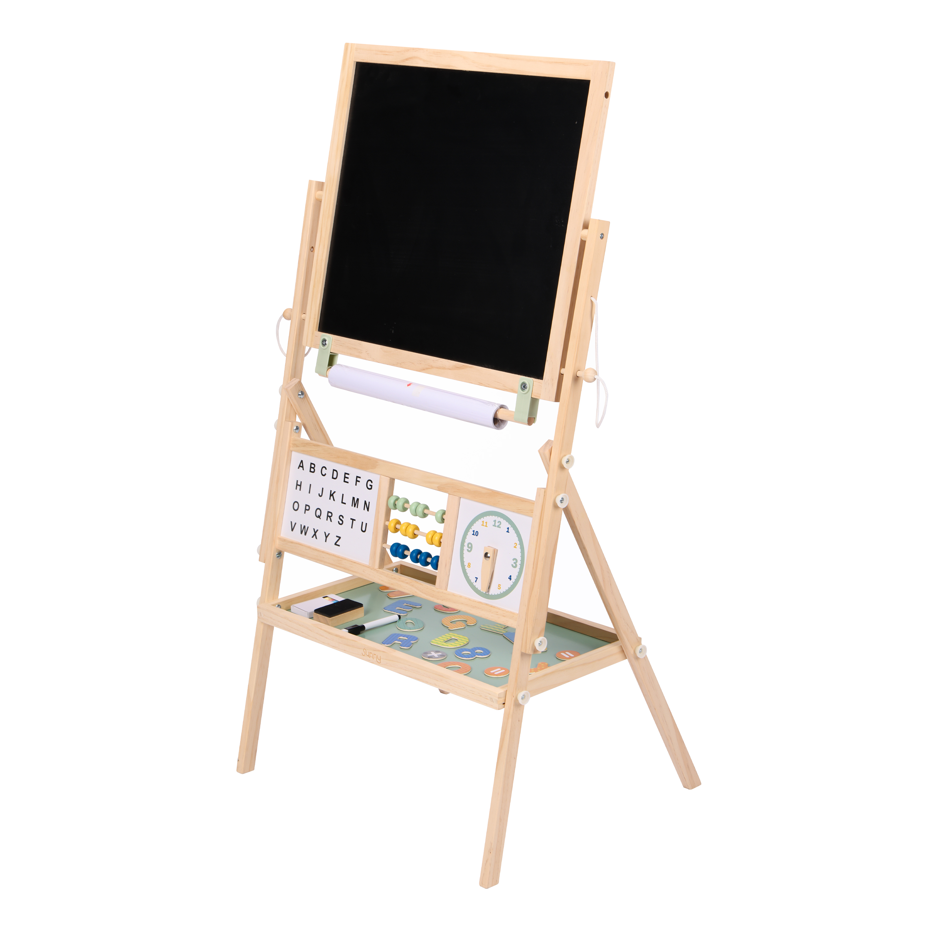 Sunny Nola Activity Easel - Natural Brown