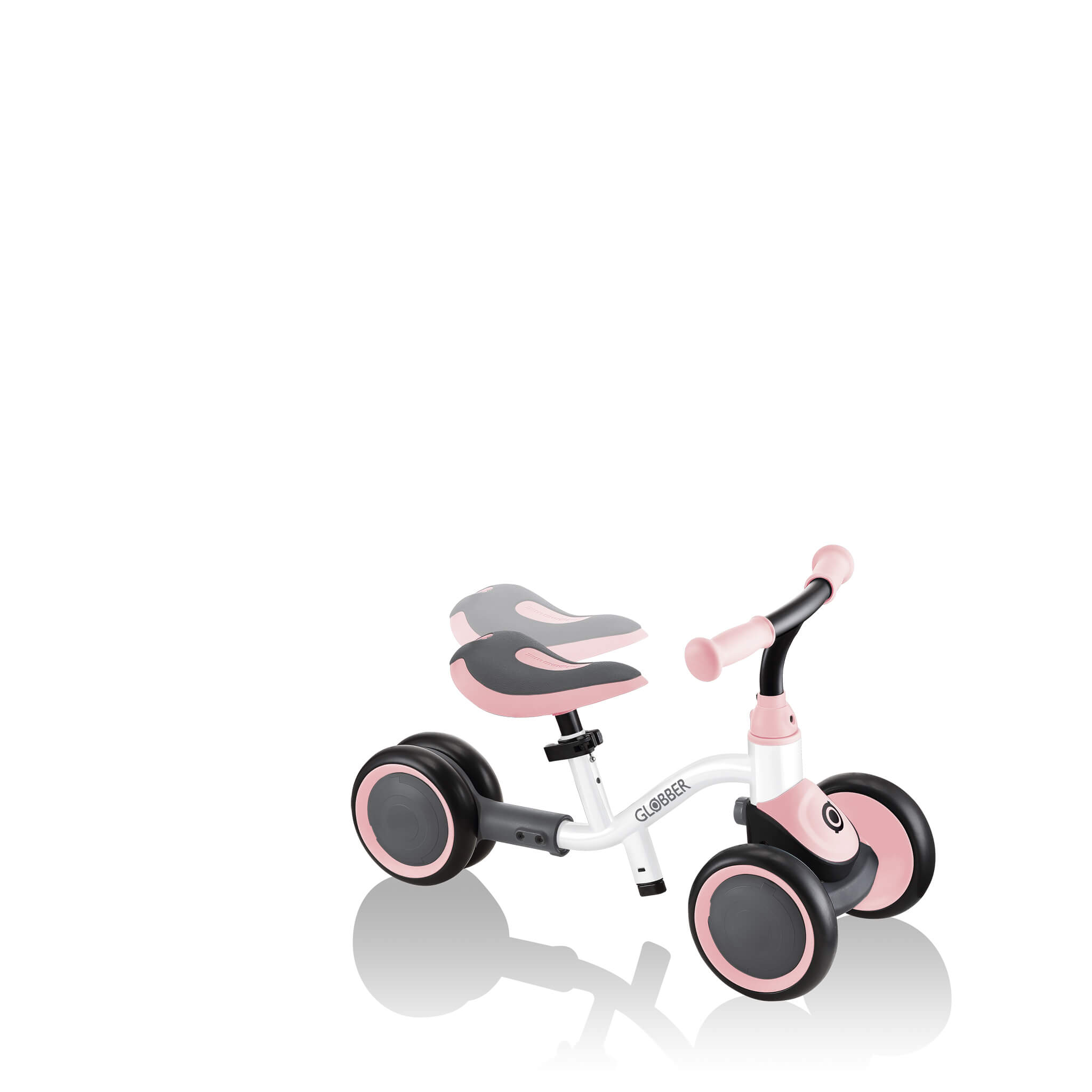 Globber Learning Bike 3-in-1 - White/Pastel Pink