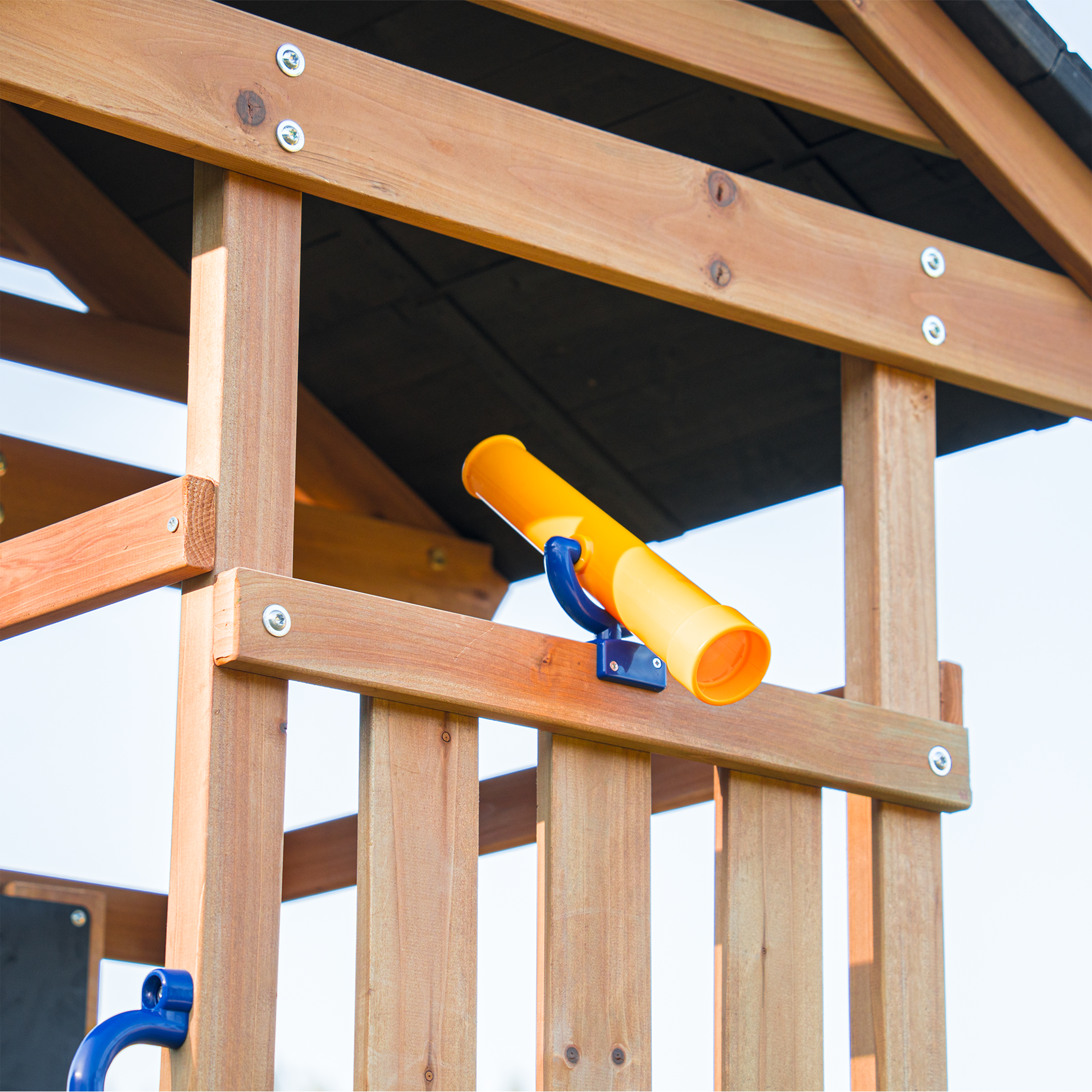 AXI Mia Climbing Frame with Double Swing Set – Lime Green Slide