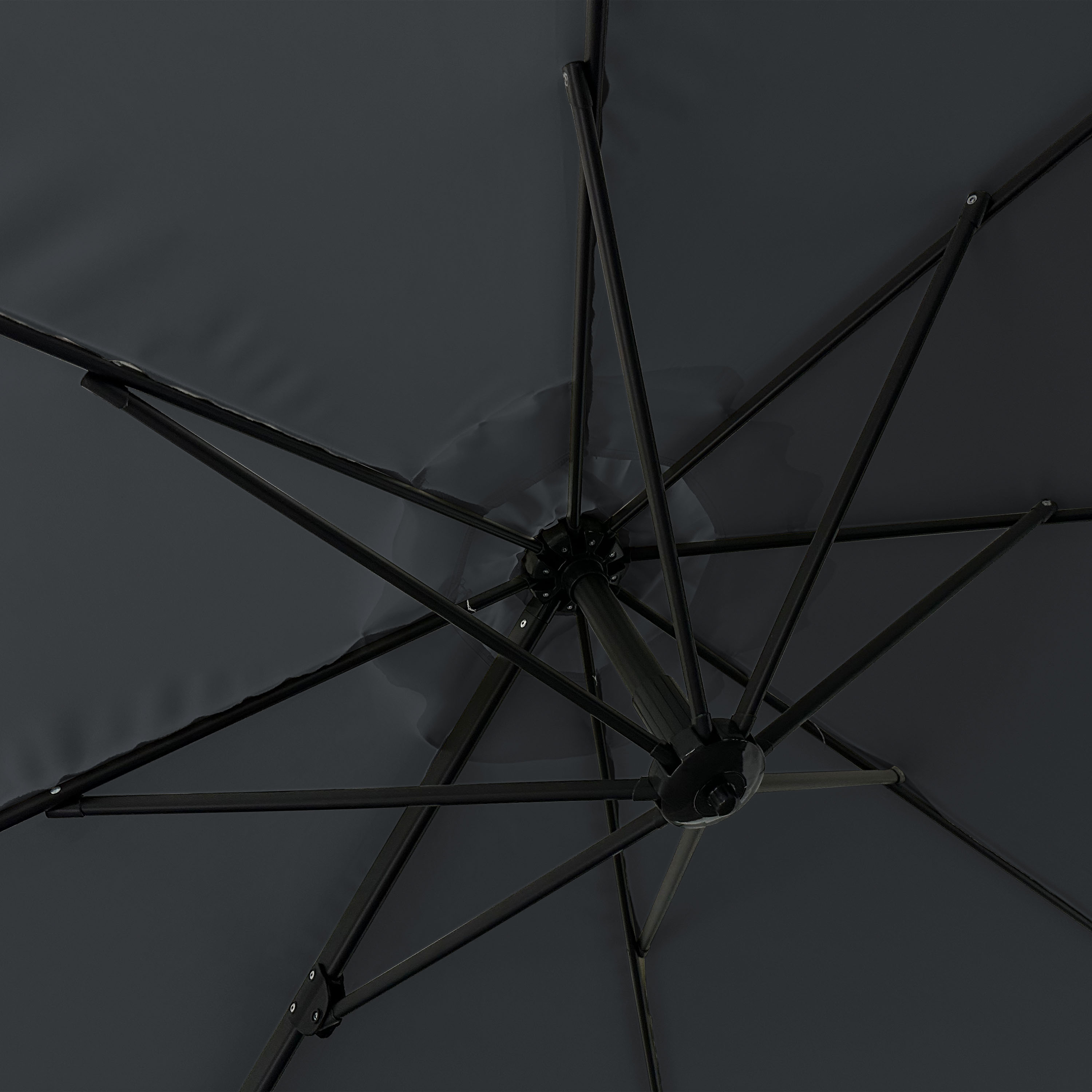 AXI Solea Cantilever Parasol Ø 300cm Anthracite/Grey
